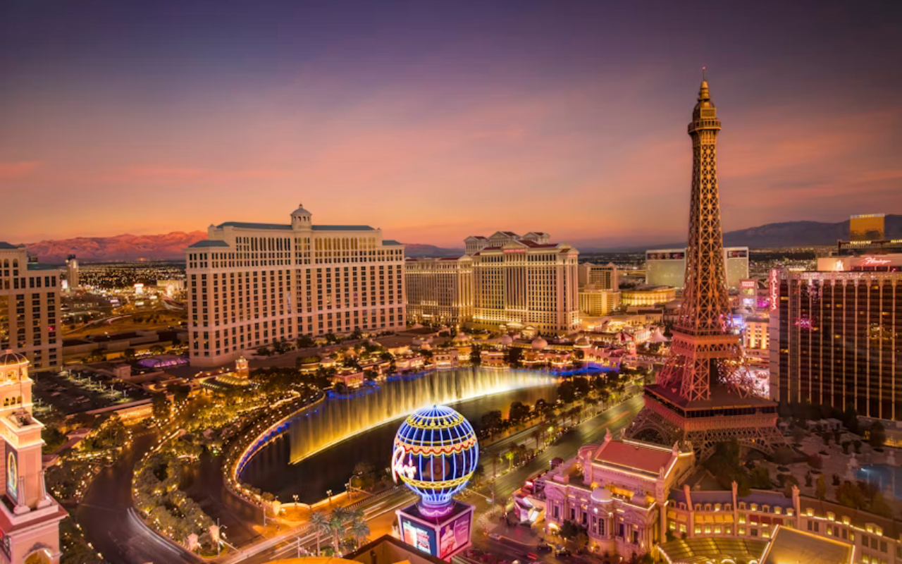 Landscape of Las Vegas city in Nevada

