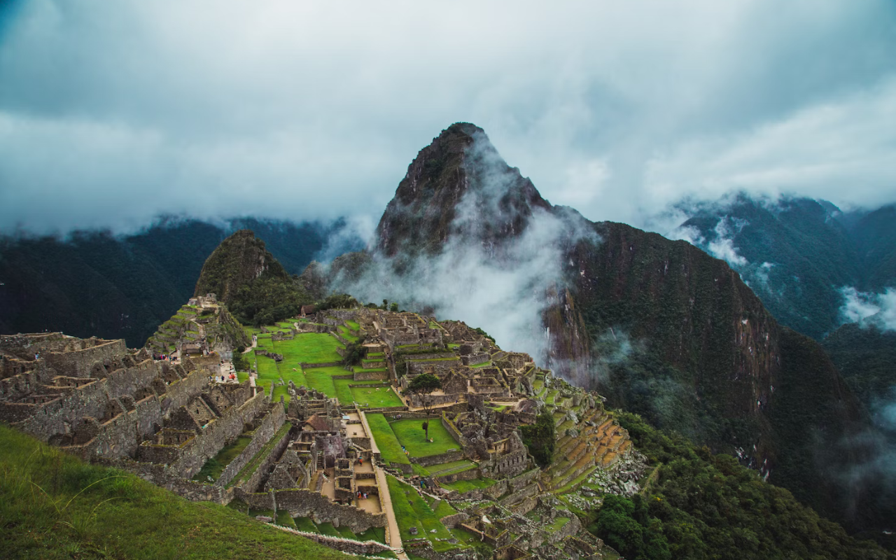 Ariel view of Machu Picchu