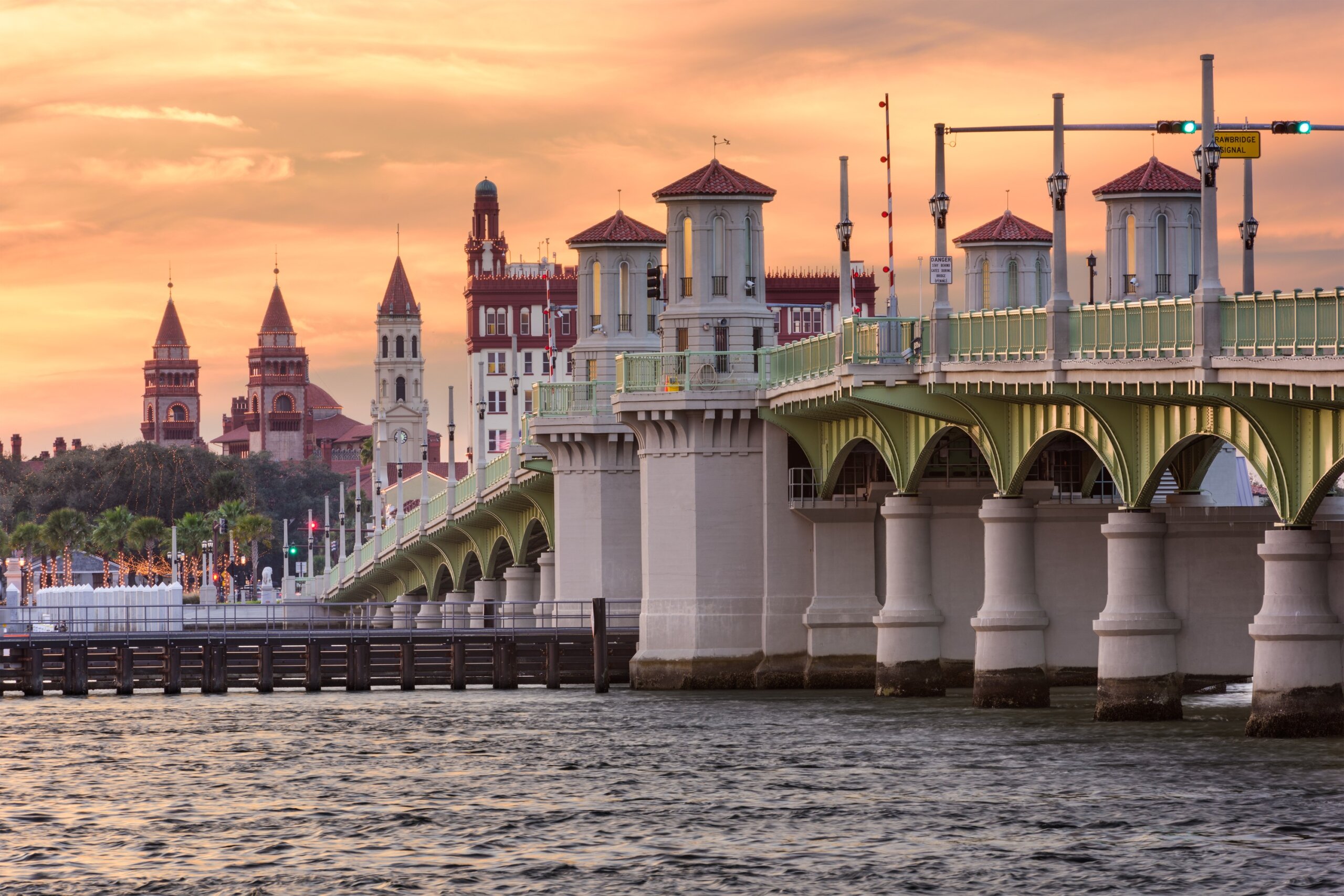 St. Augustine, Florida at sunset