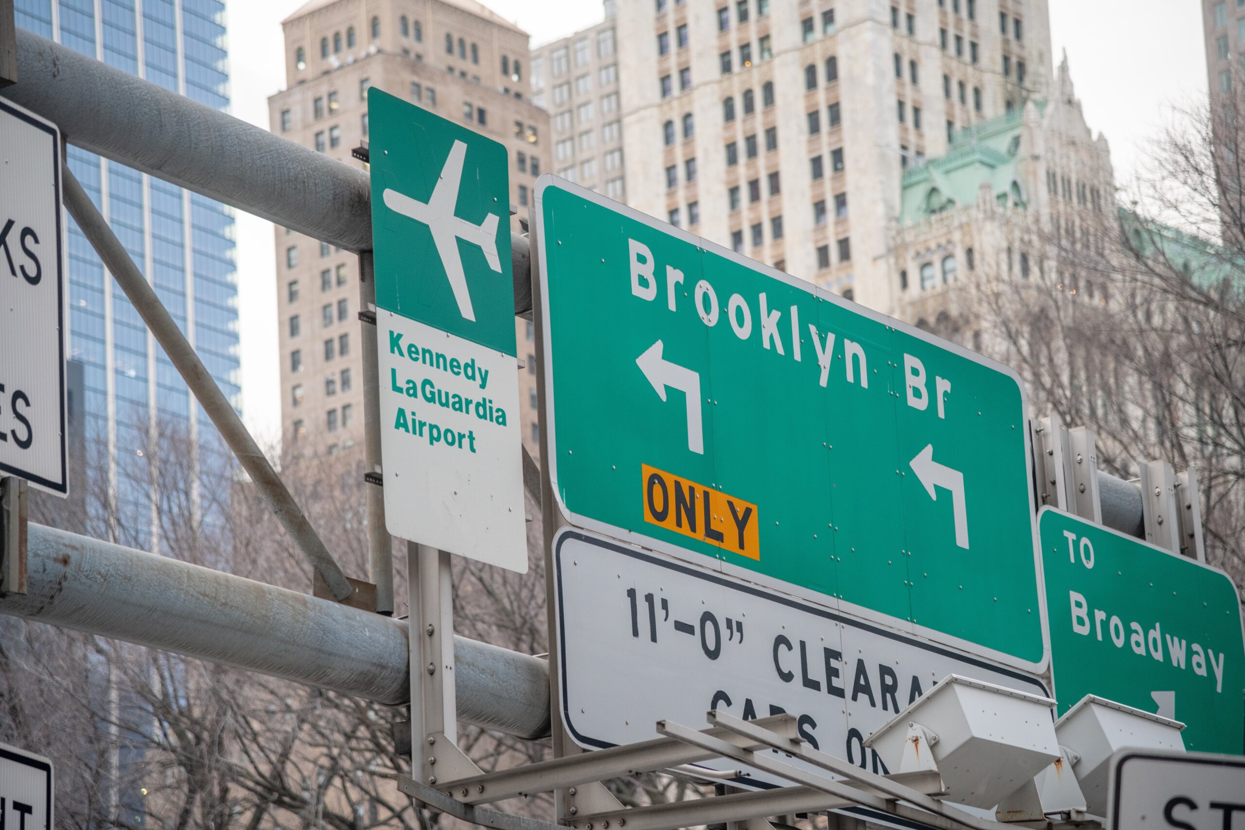 LaGuardia Airport sign in New York City, ranked among the worst airports for Labor Day weekend flyers