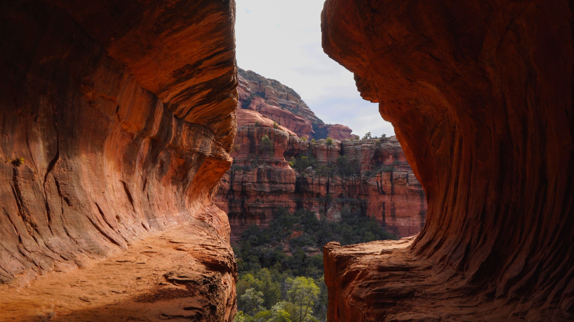 The Subway Cave in Sedona, Arizona