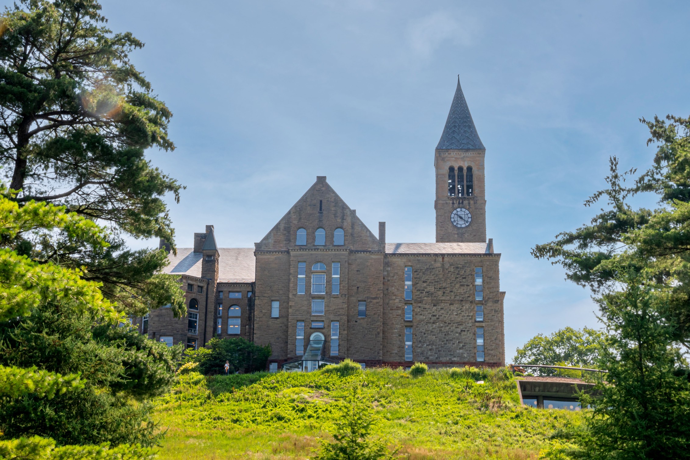 Uris Library and McGraw Tower of Cornell University