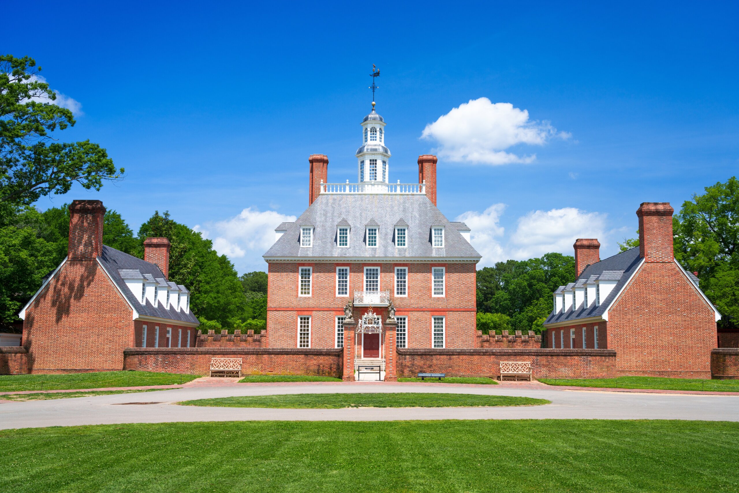 Governor's Palace of Williamsburg, Virginia, USA