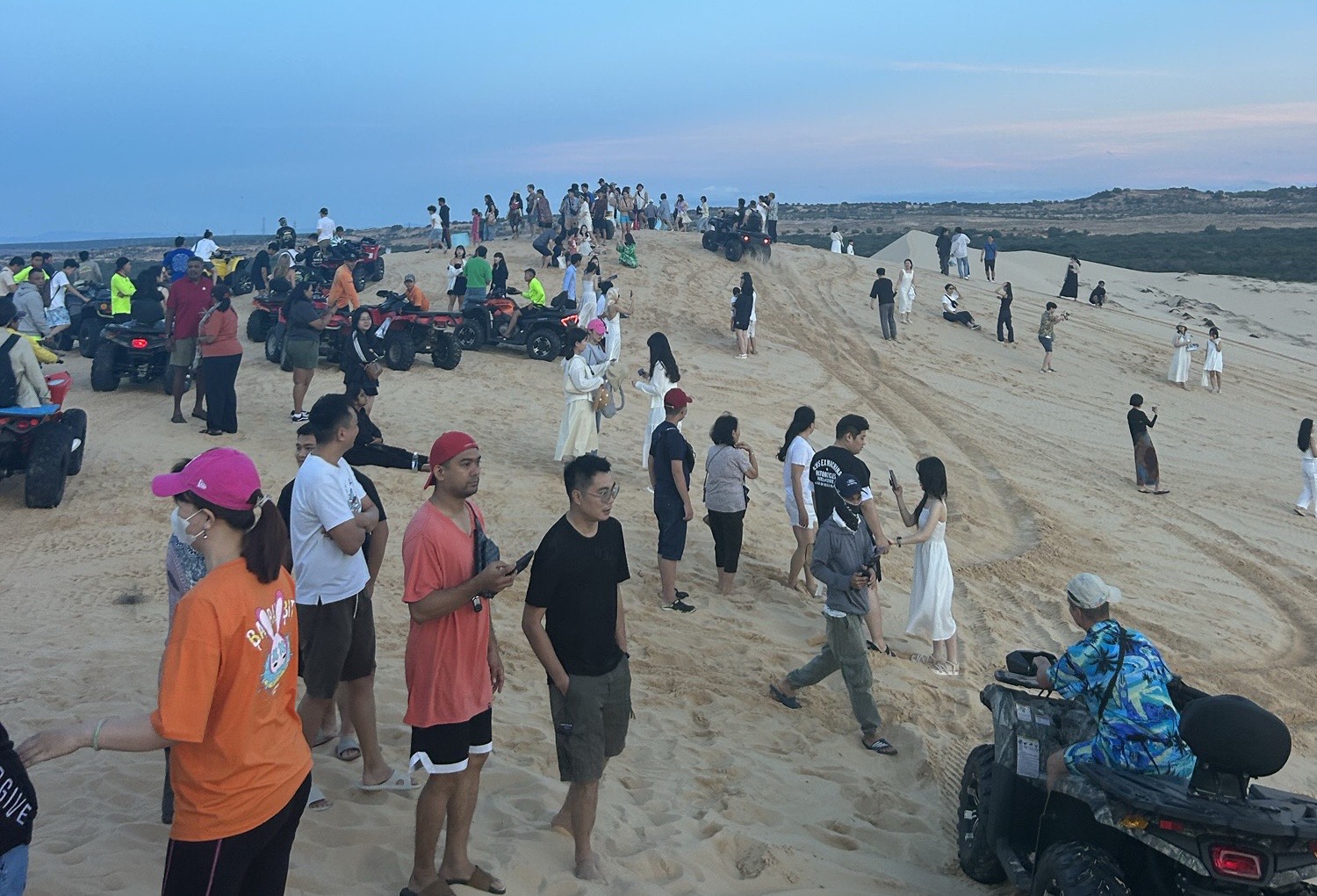 The reality of the Mui Ne sunrise sand dune tour. 
