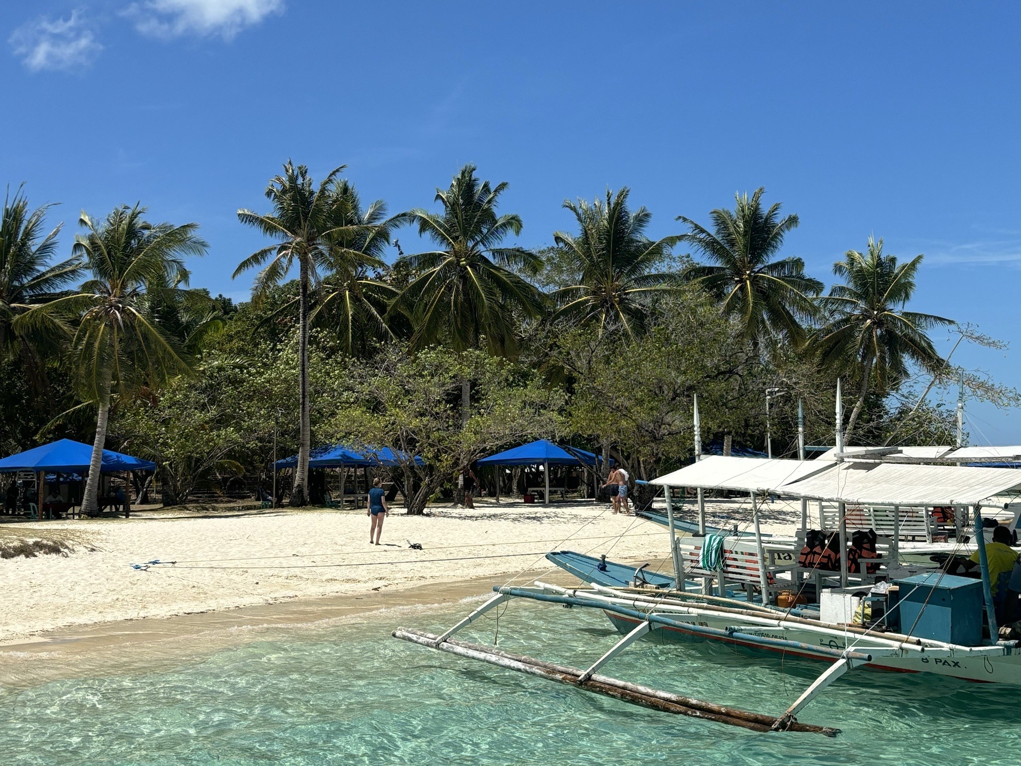 Remote island in between El Nido and Coron.