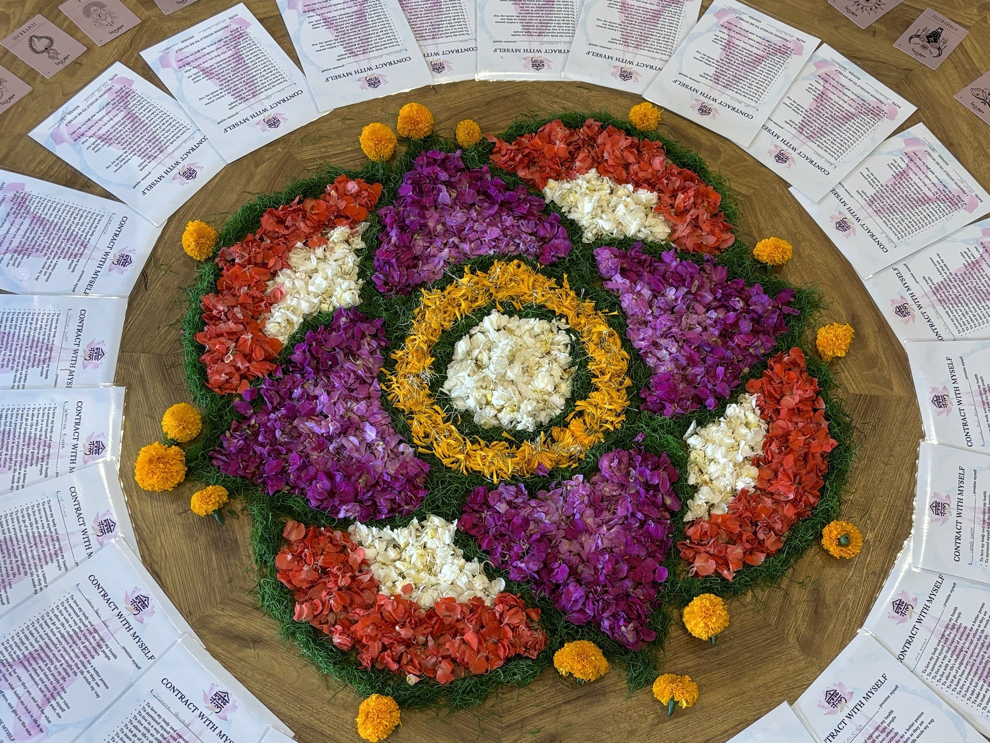 Contract with self to become a yoga teacher in Bali.