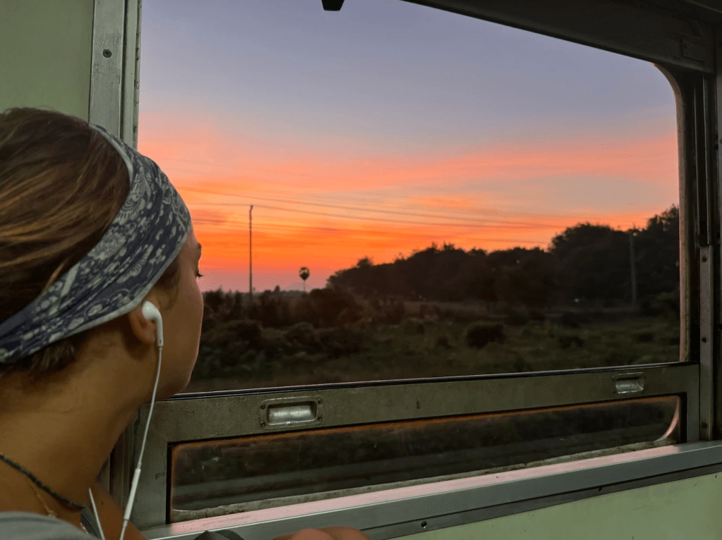 Views form a 14 hour train in Northern Thailand.