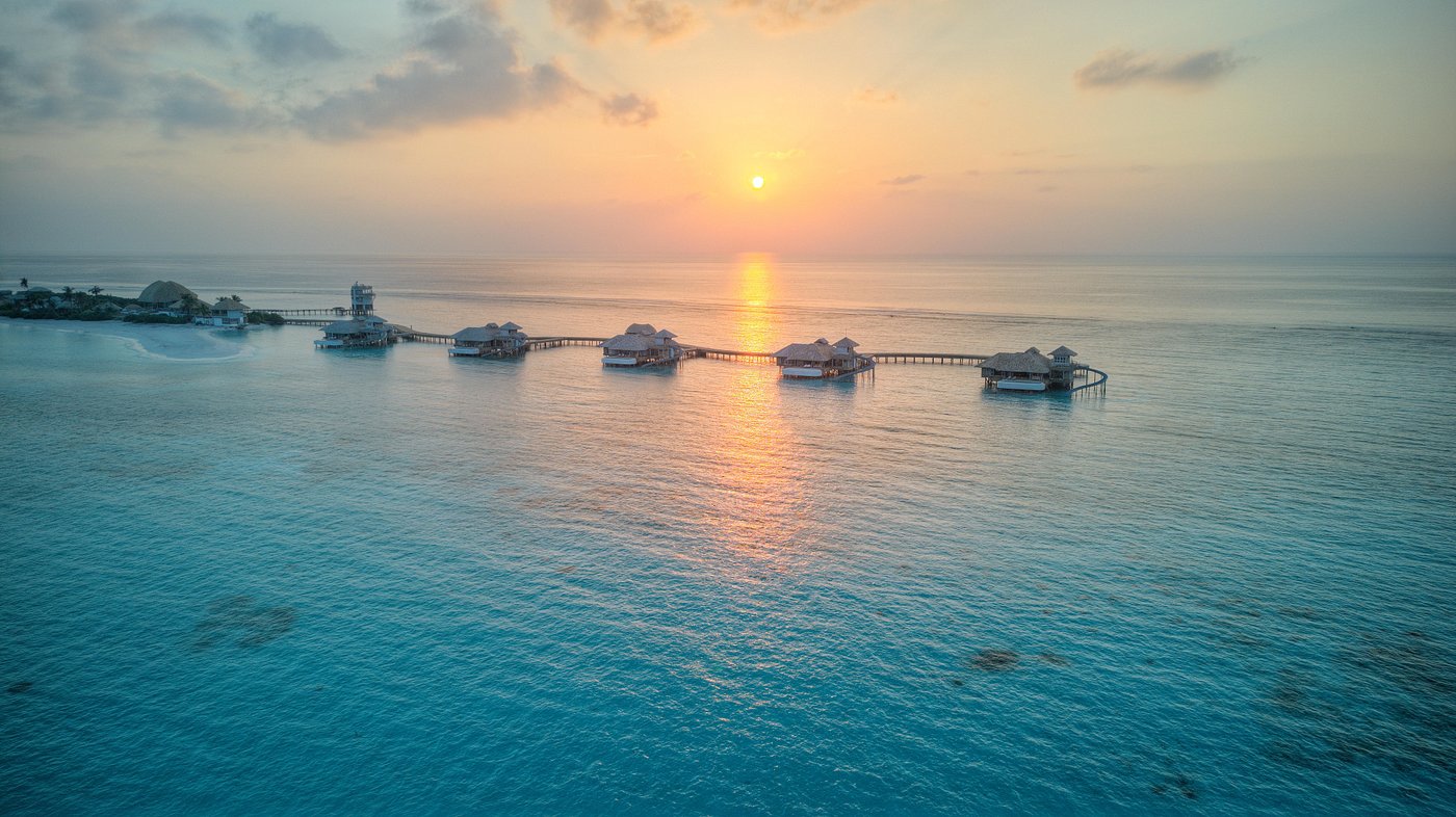 Soneva Secret in the Maldives redefines luxury with just 14 eco-chic, overwater villas, each offering unmatched privacy and stunning views of turquoise waters.