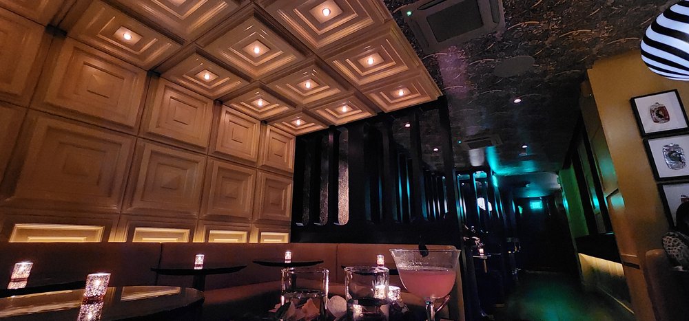 Interior of Andra Hem bar in Philadelphia – modern Scandinavian-inspired cocktail lounge with clean, warm design
