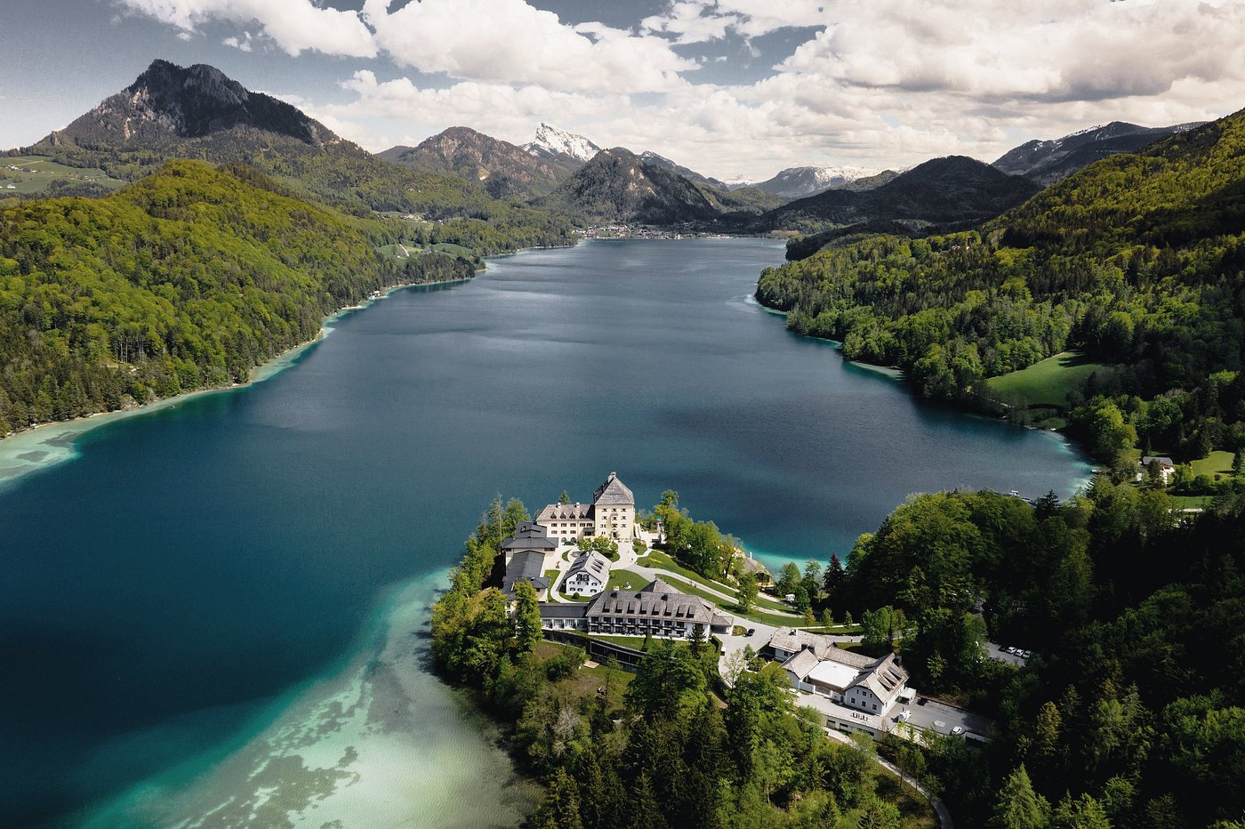 Rosewood Schloss Fuschl, Salzburg, Austria: this castle-turned-hotel now boasts 98 beautifully designed rooms and suites, many with panoramic views of the lake.