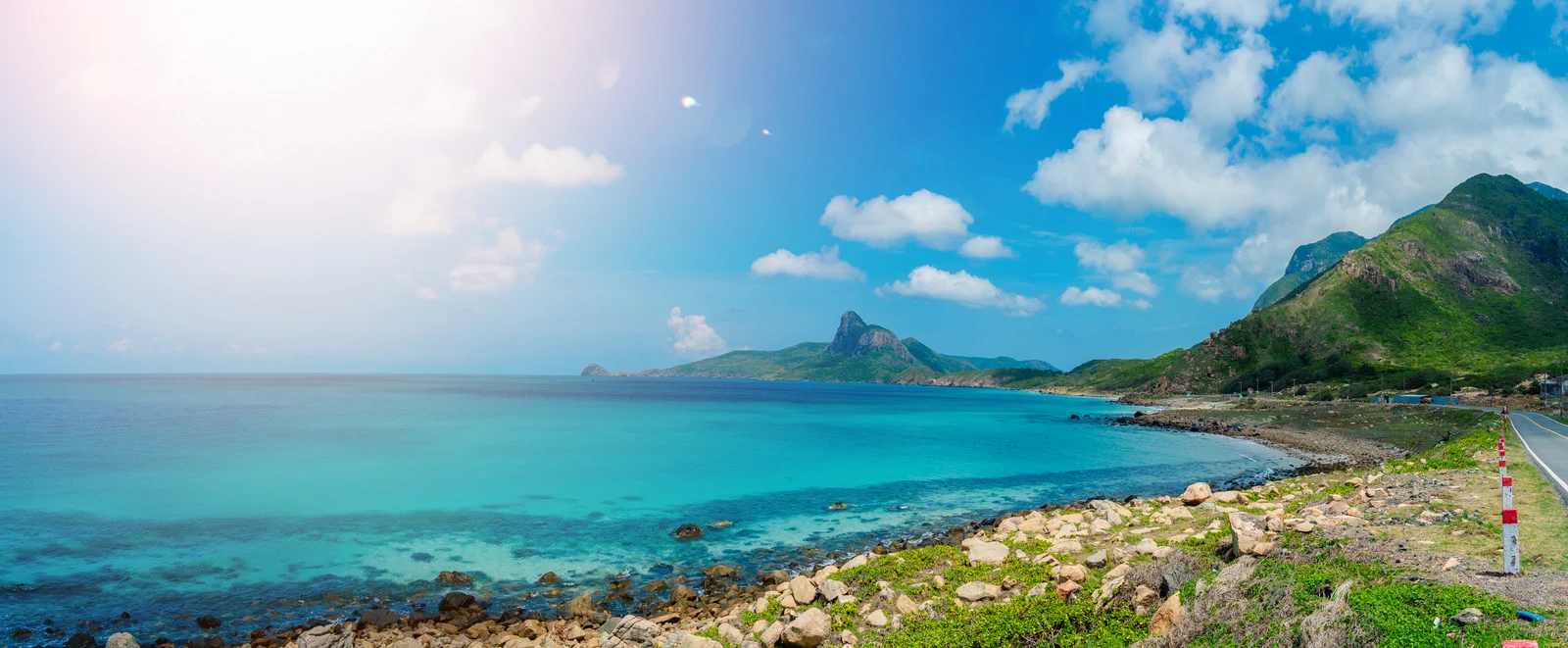 Bai Dam Trau, Con Dao Island, Vietnam – Crystal-clear water and soft white sand at Bai Dam Trau Beach, Con Dao Island.