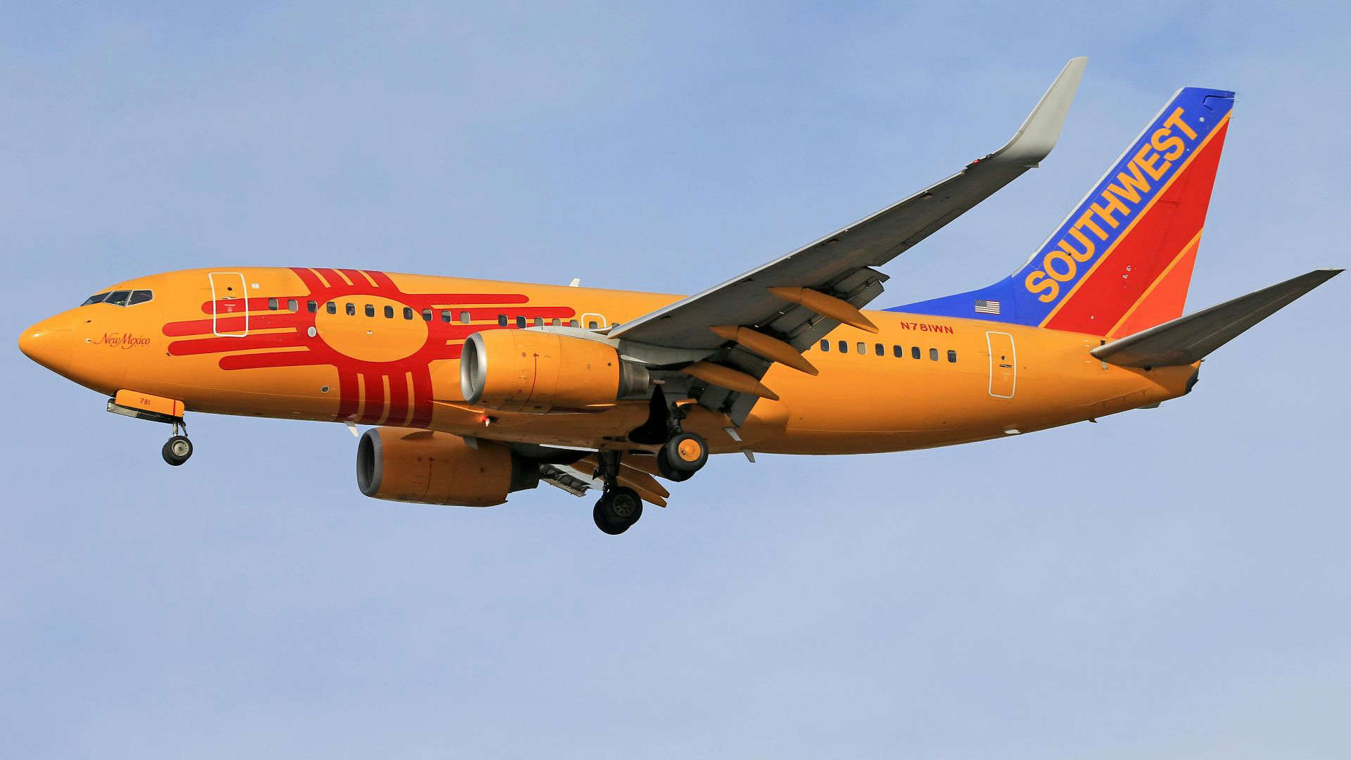 Southwest Airlines plane in flight, representing the carrier once known for friendly crews but now criticized for poor service.