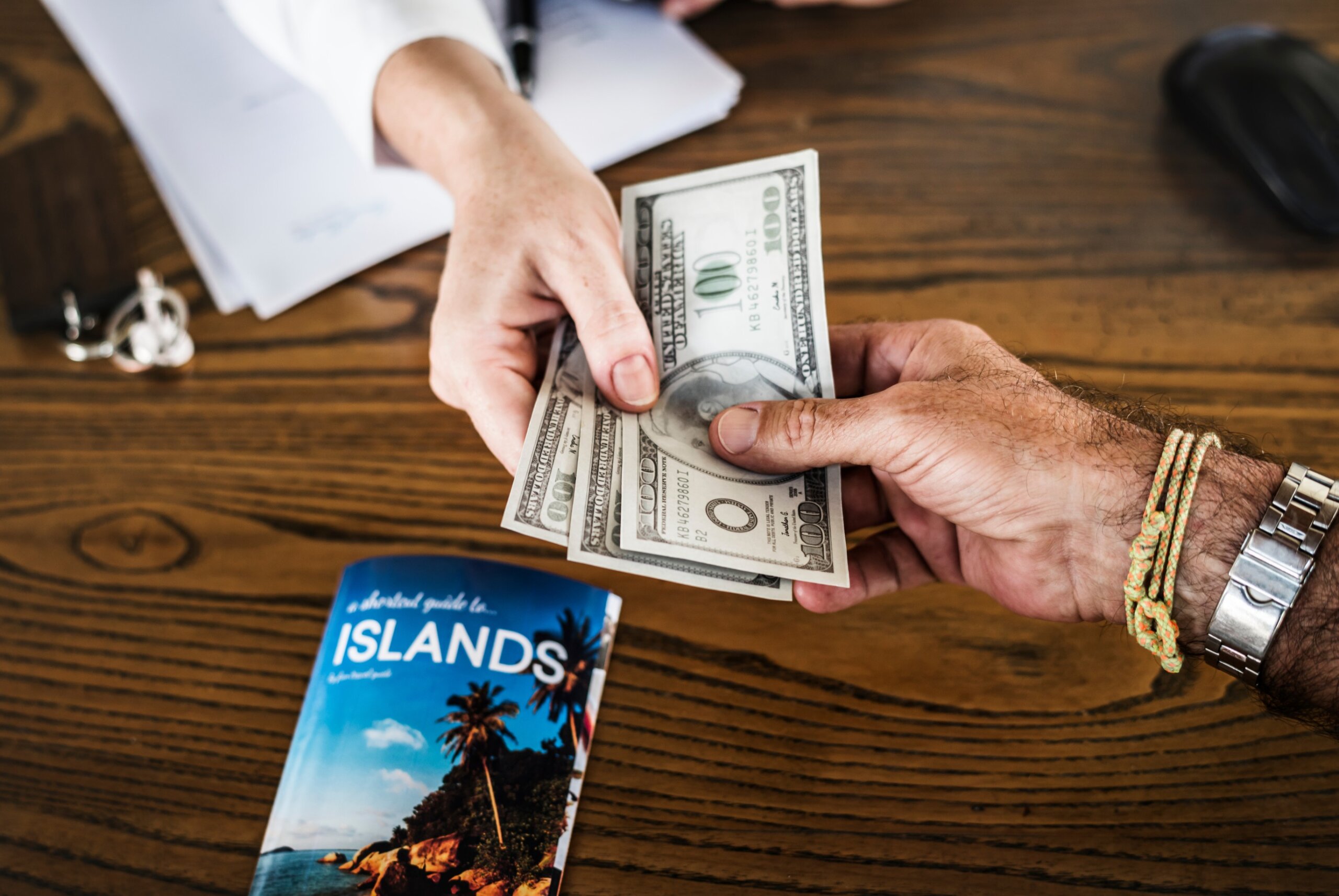 Payment for a trip or excursion 