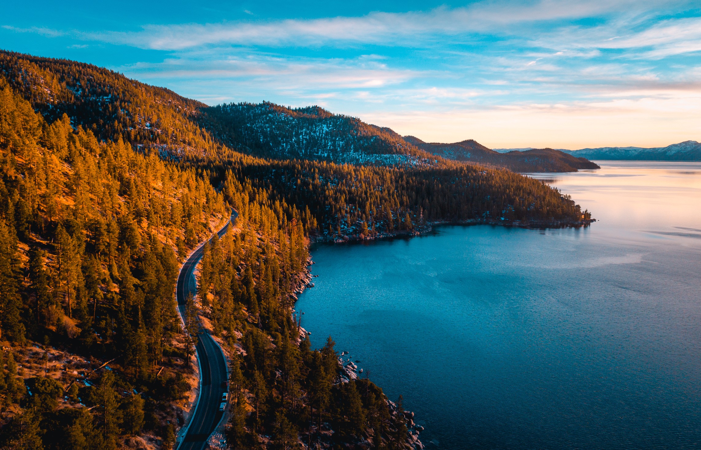 Aerial Of Lake Tahoe
