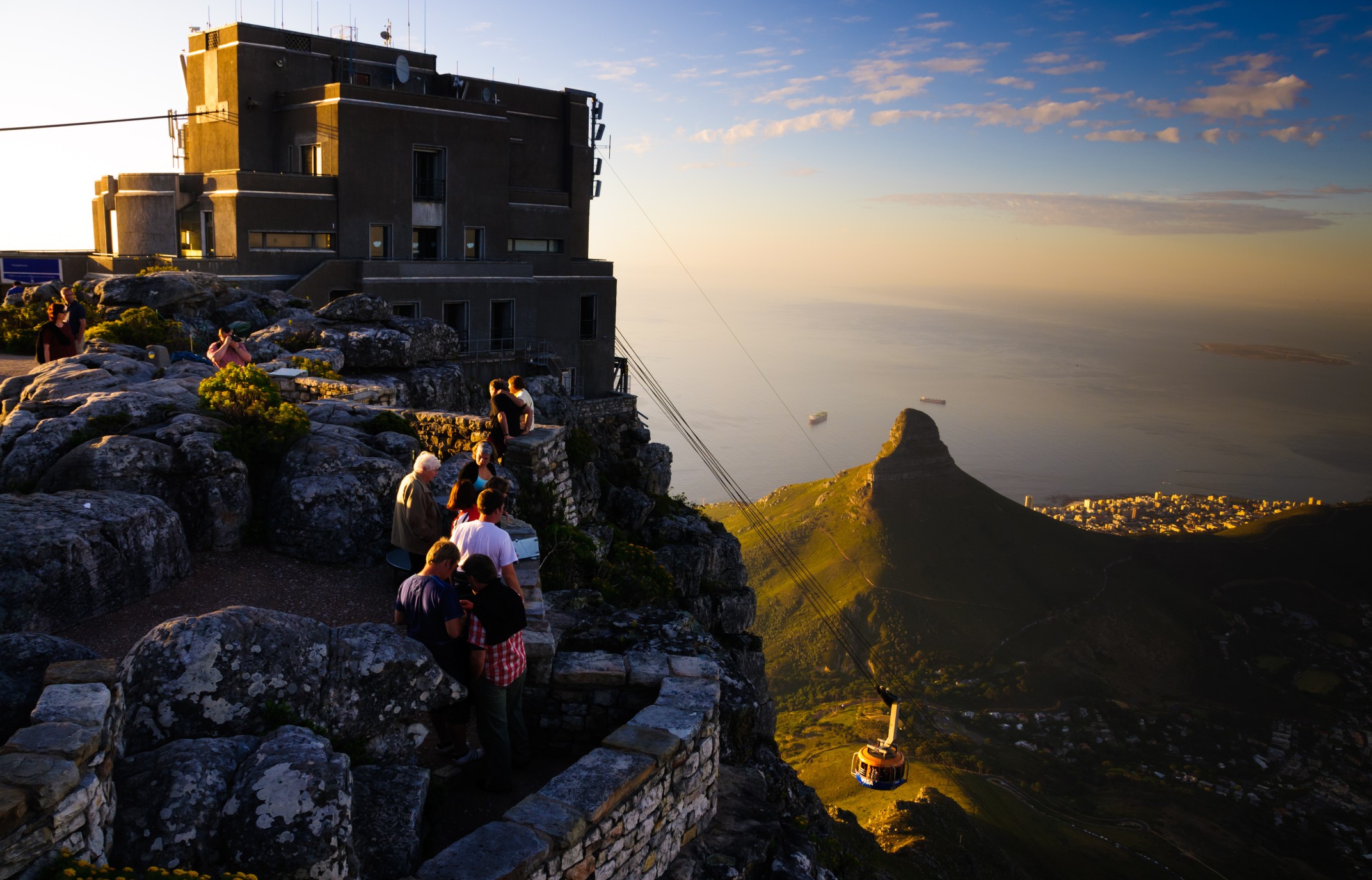 Table Mountain, Lions Head and Robben Island
