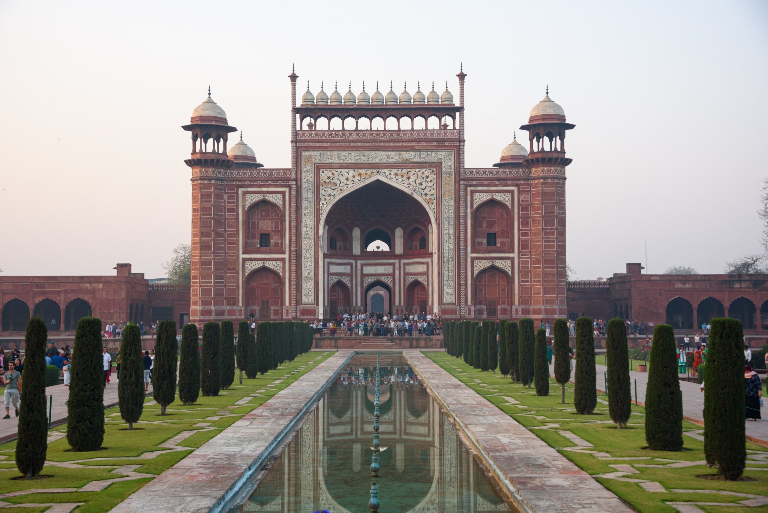 Taj Mahal during Sunrise, India
