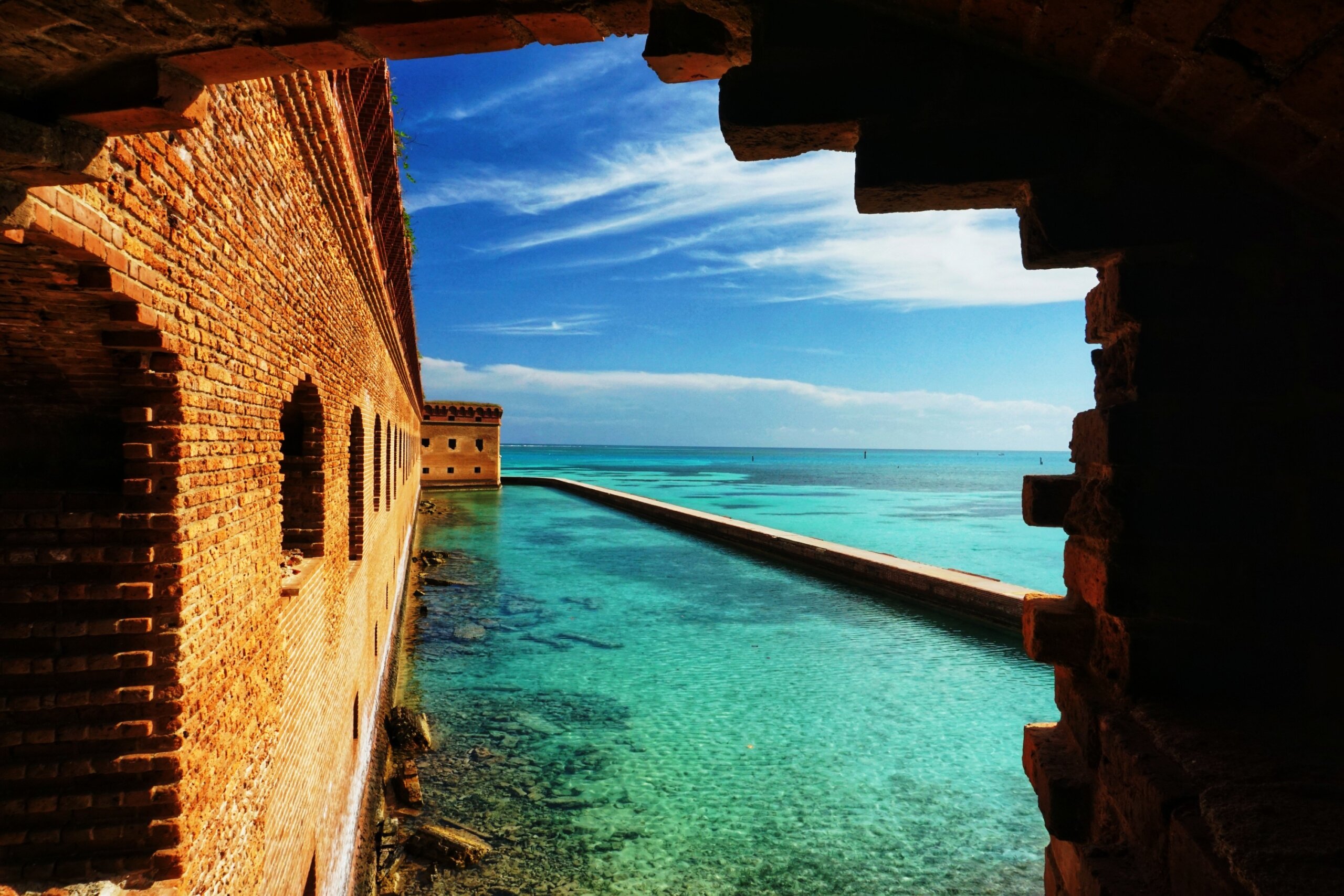 lookout window at Dry Tortugas National Park