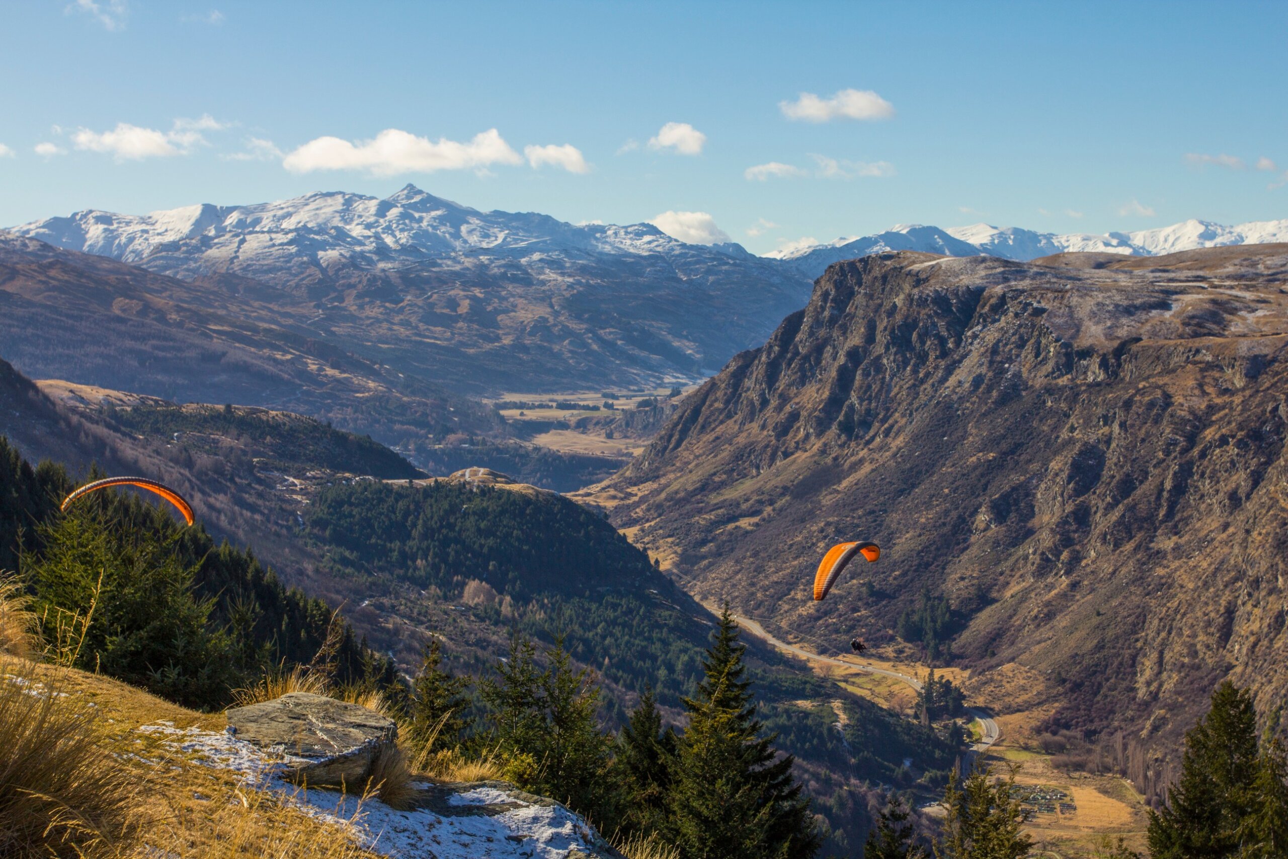 New Zealand Mountains Queenstown Hang Gliding
