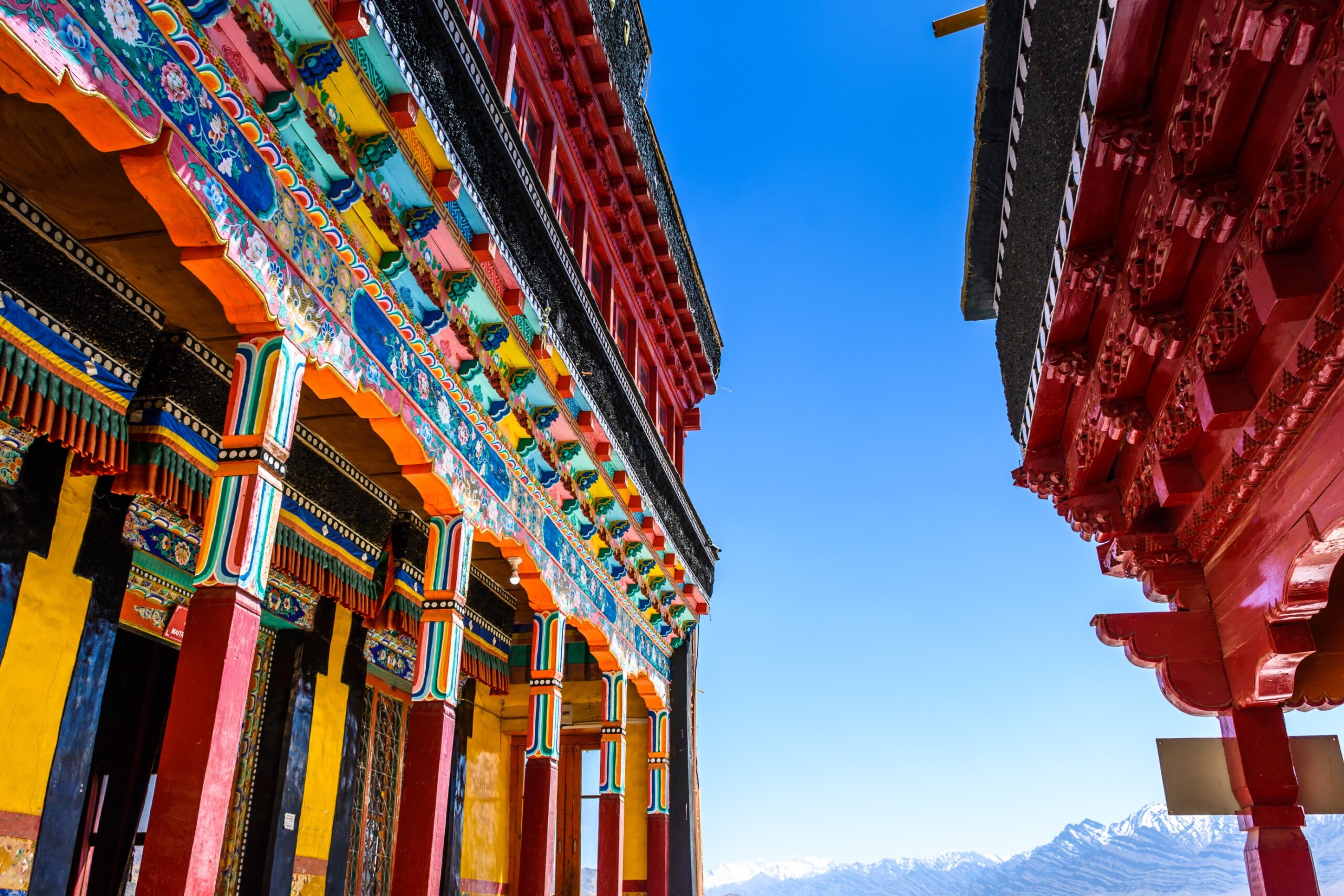 Thiksey Monastery or Thiksey Gompa, Leh Ladakh, Jammu and Kashmir, India