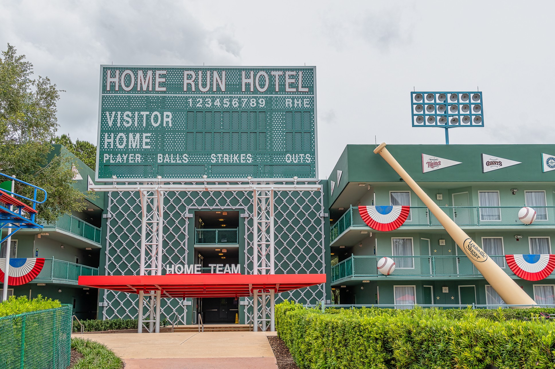 Disney All Star Sports hotel theming
