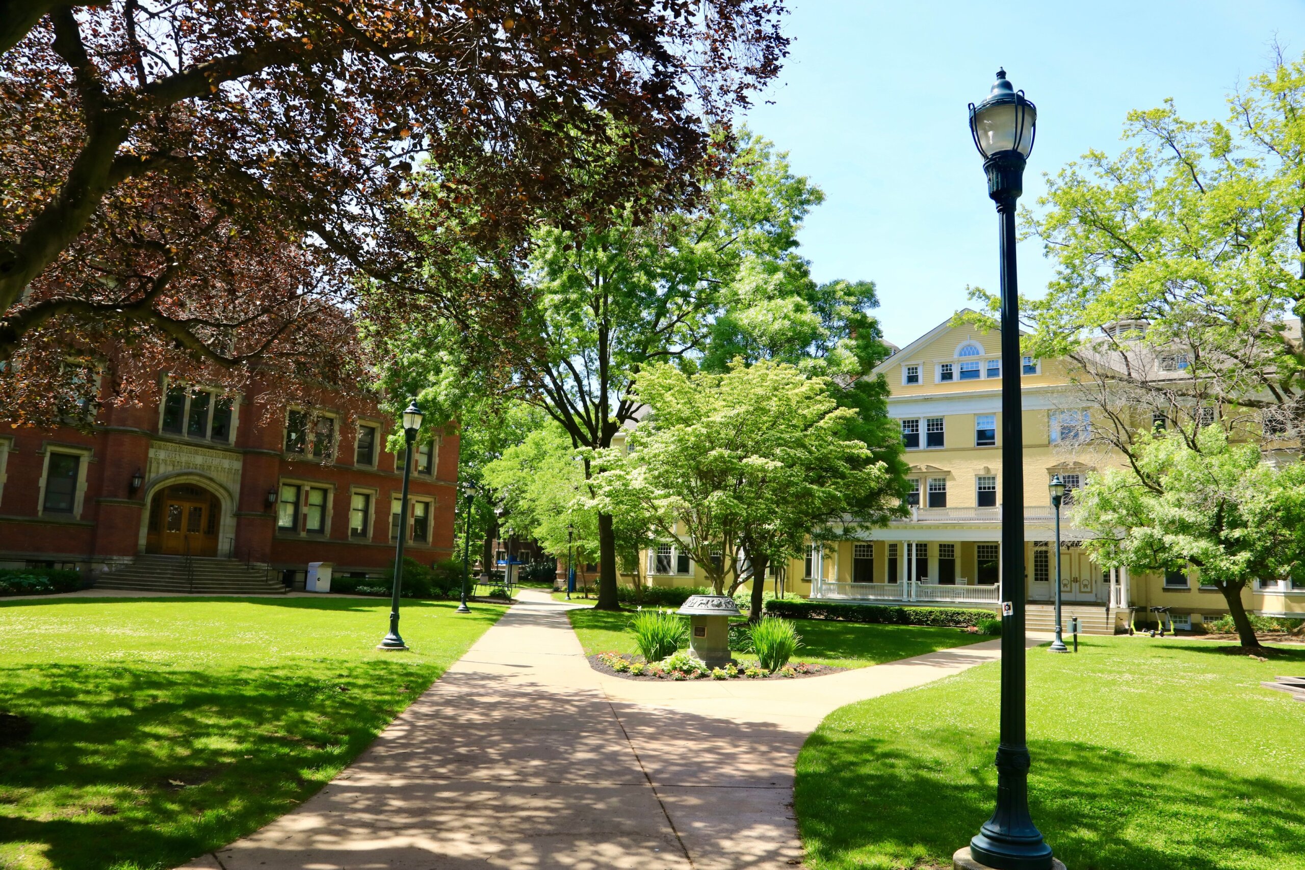College Campus - Case Western Reserve University CWRU. Established 1826, Seventeen Nobel laureates have been affiliated with the school. Cleveland, Ohio, USA - Sept. 8