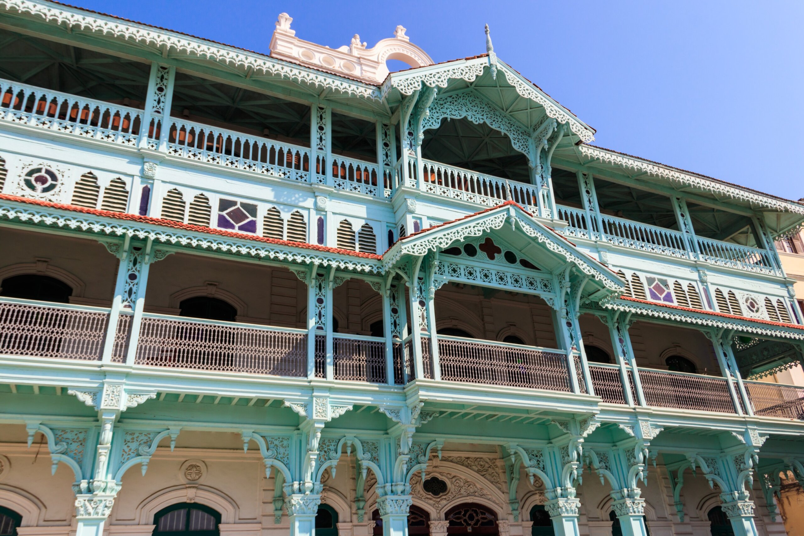 The Old Dispensary, also known as Ithnashiri Dispensary, historical building in Stone Town, Zanzibar in Tanzania