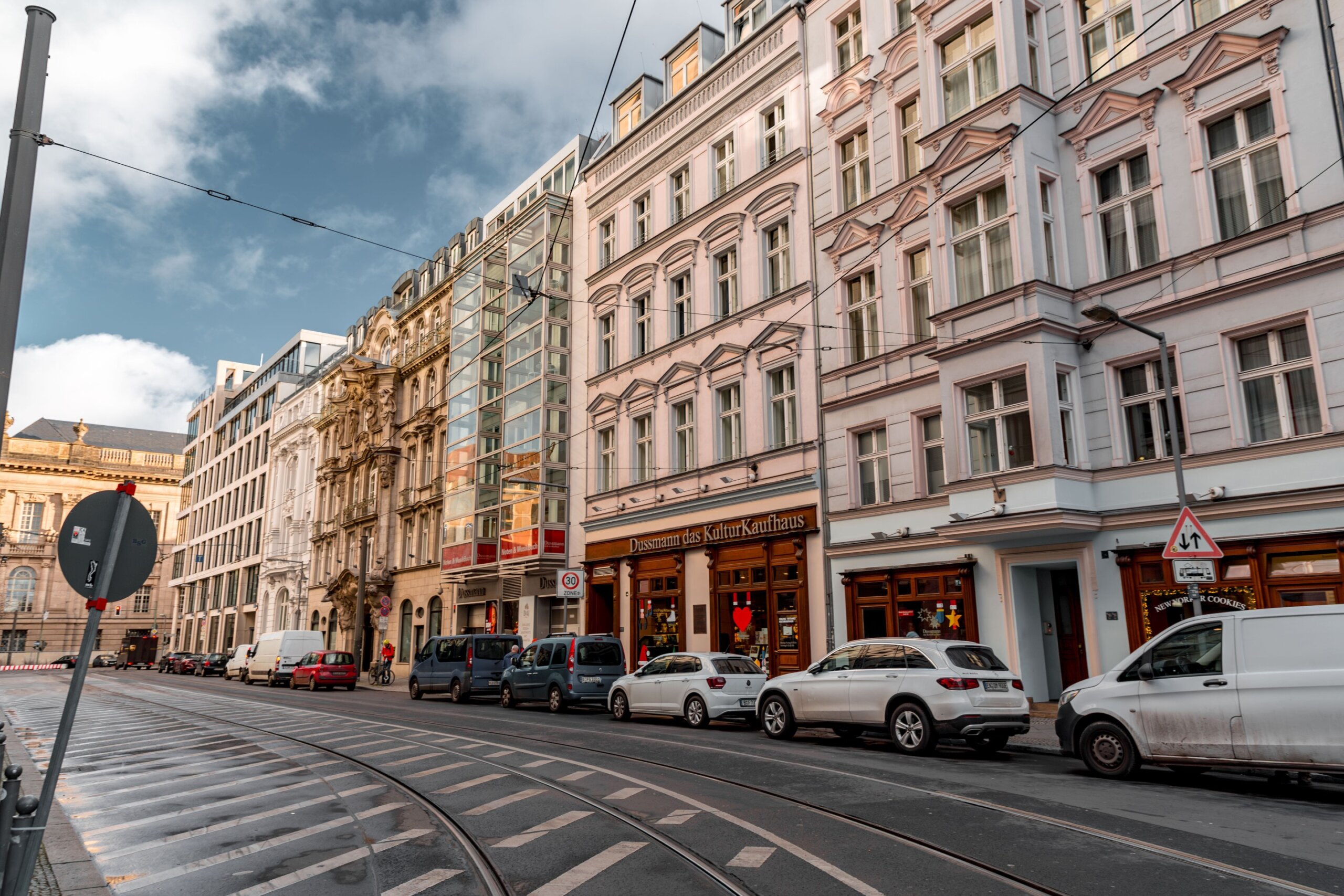 Friedrichstrasse in Mitte district of Berlin, Germany