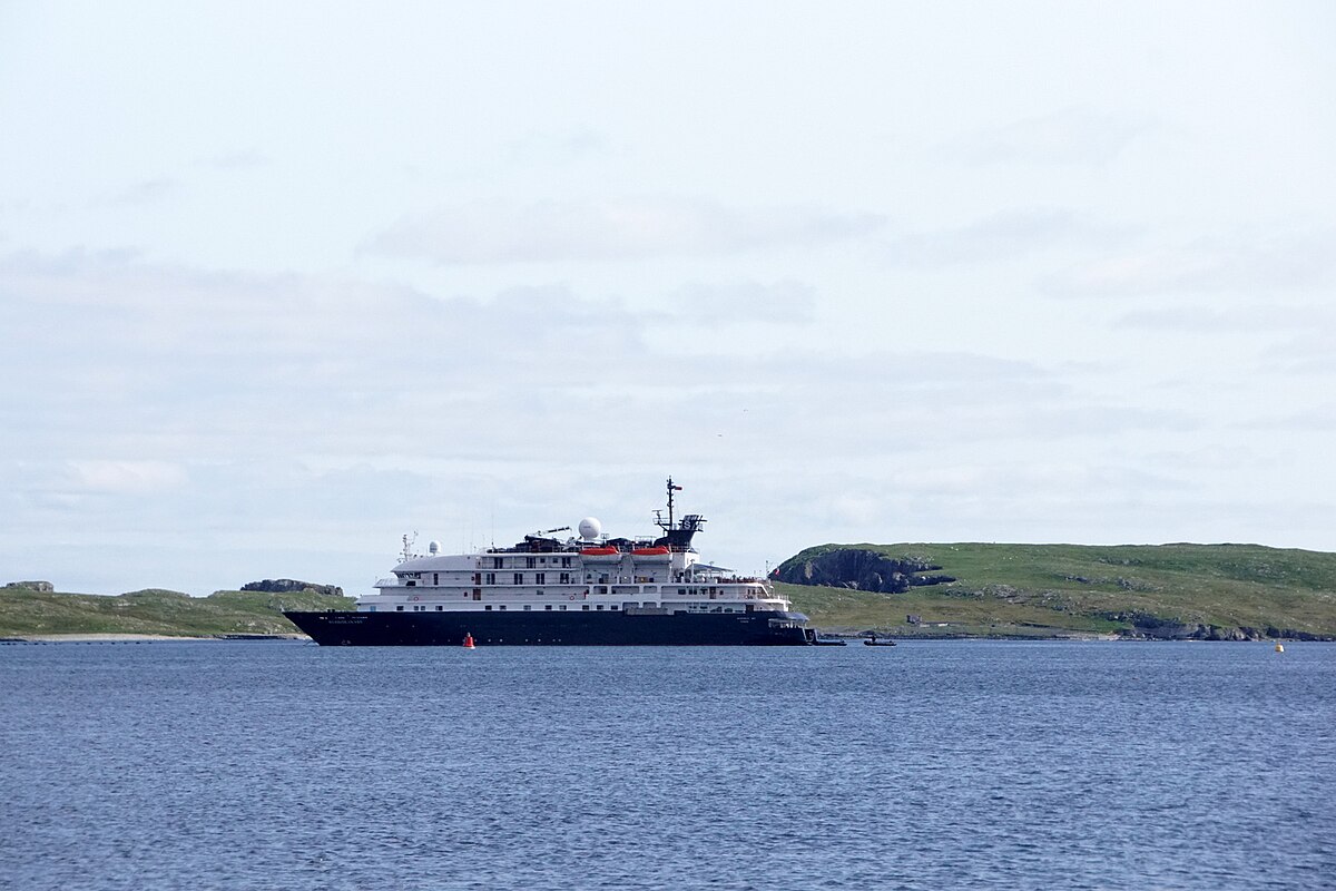Hebridean Island Cruises small luxury ship sailing Scottish isles.