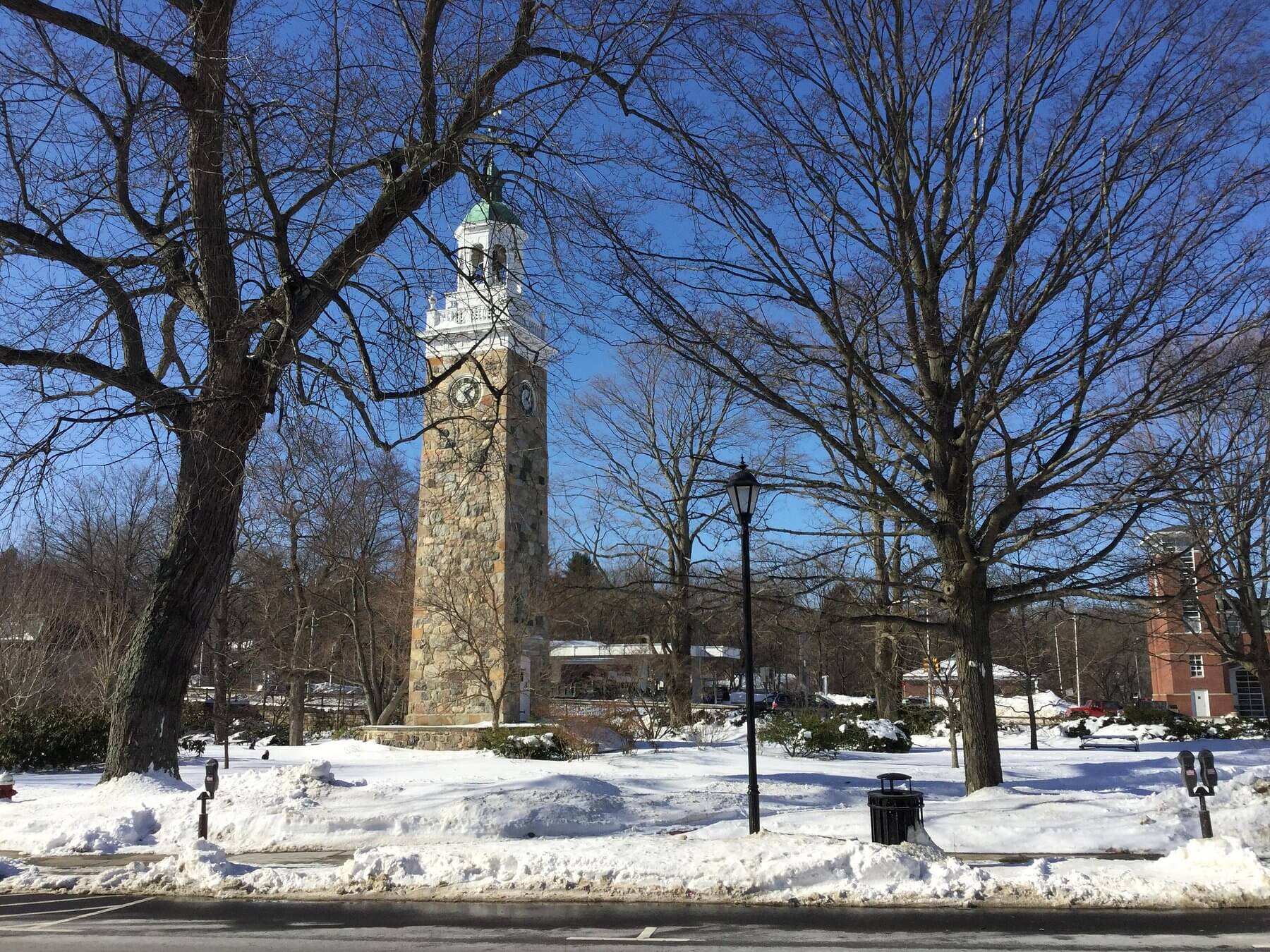 clock tower, wellesley, ma