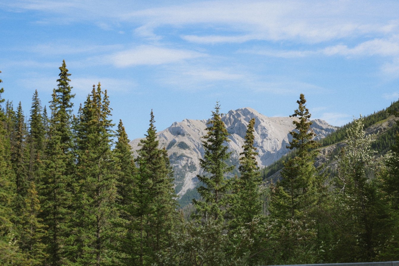 Views from the Miette Hot Springs.