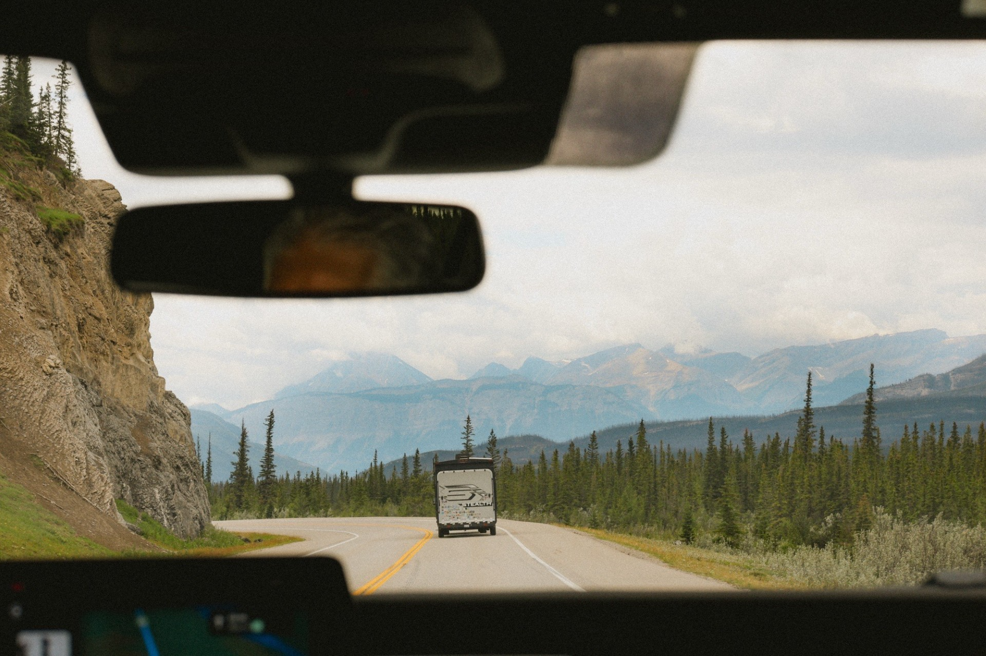 Views form the Scenic Roads in Banff.