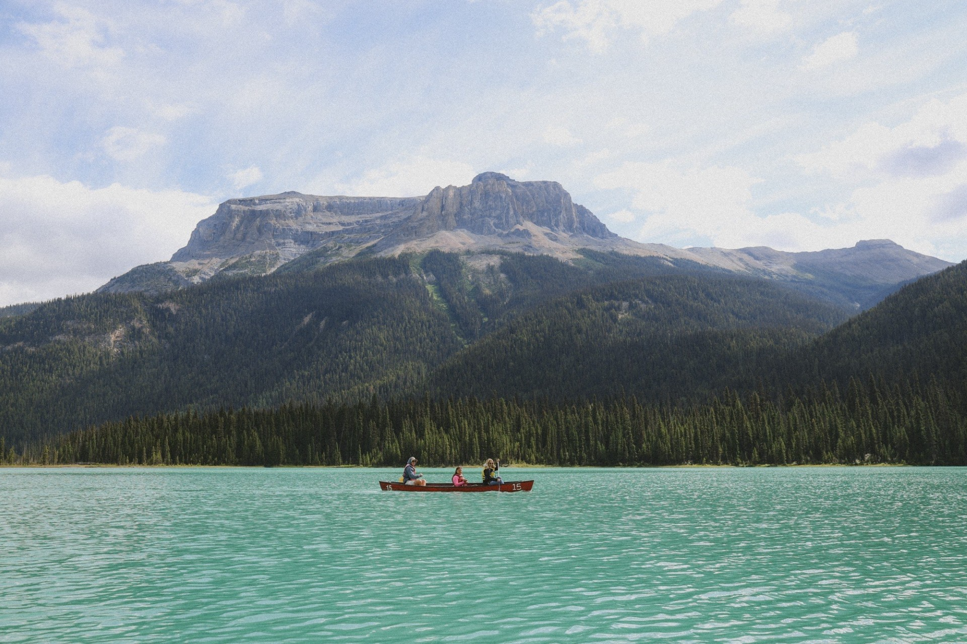 Emerald lake kayaking/canoeing.