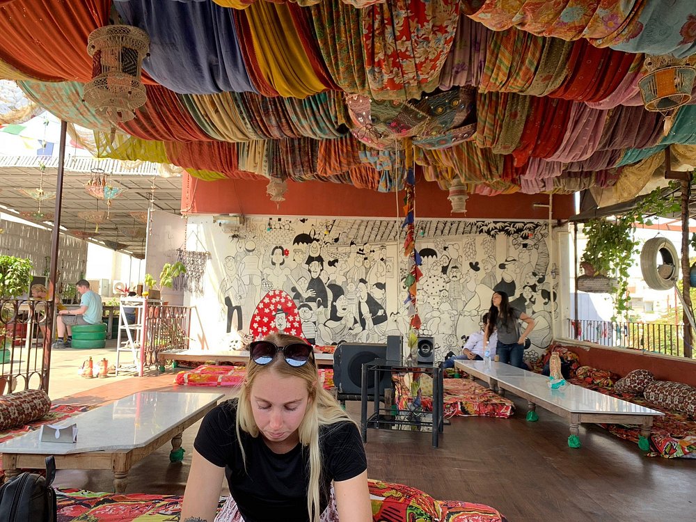 Amazing rooftop terrace at Chillout Hostel