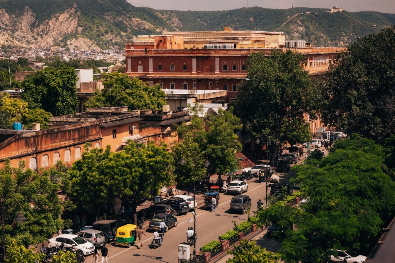 The beautiful and chaotic streets of Jaipur. 
