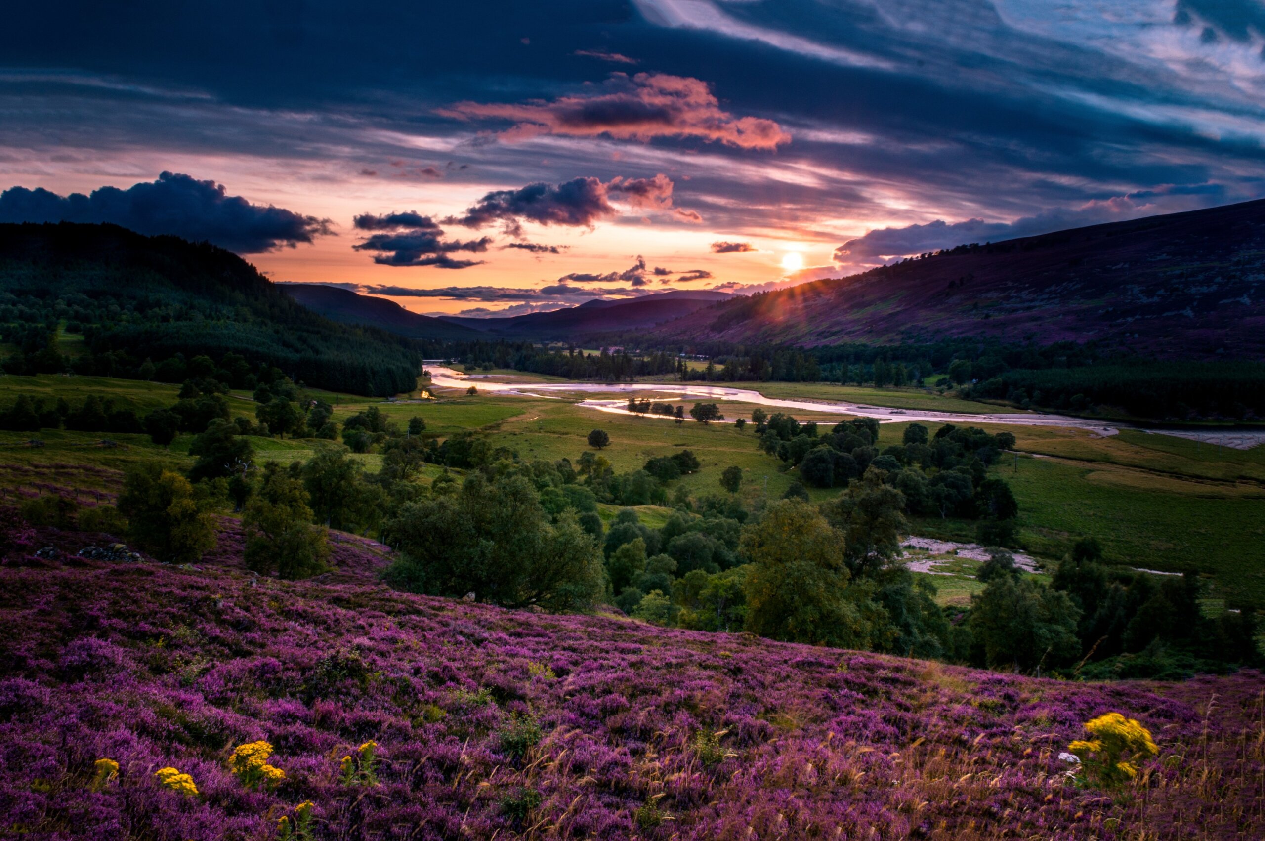 Braemar Mountain Sunset
