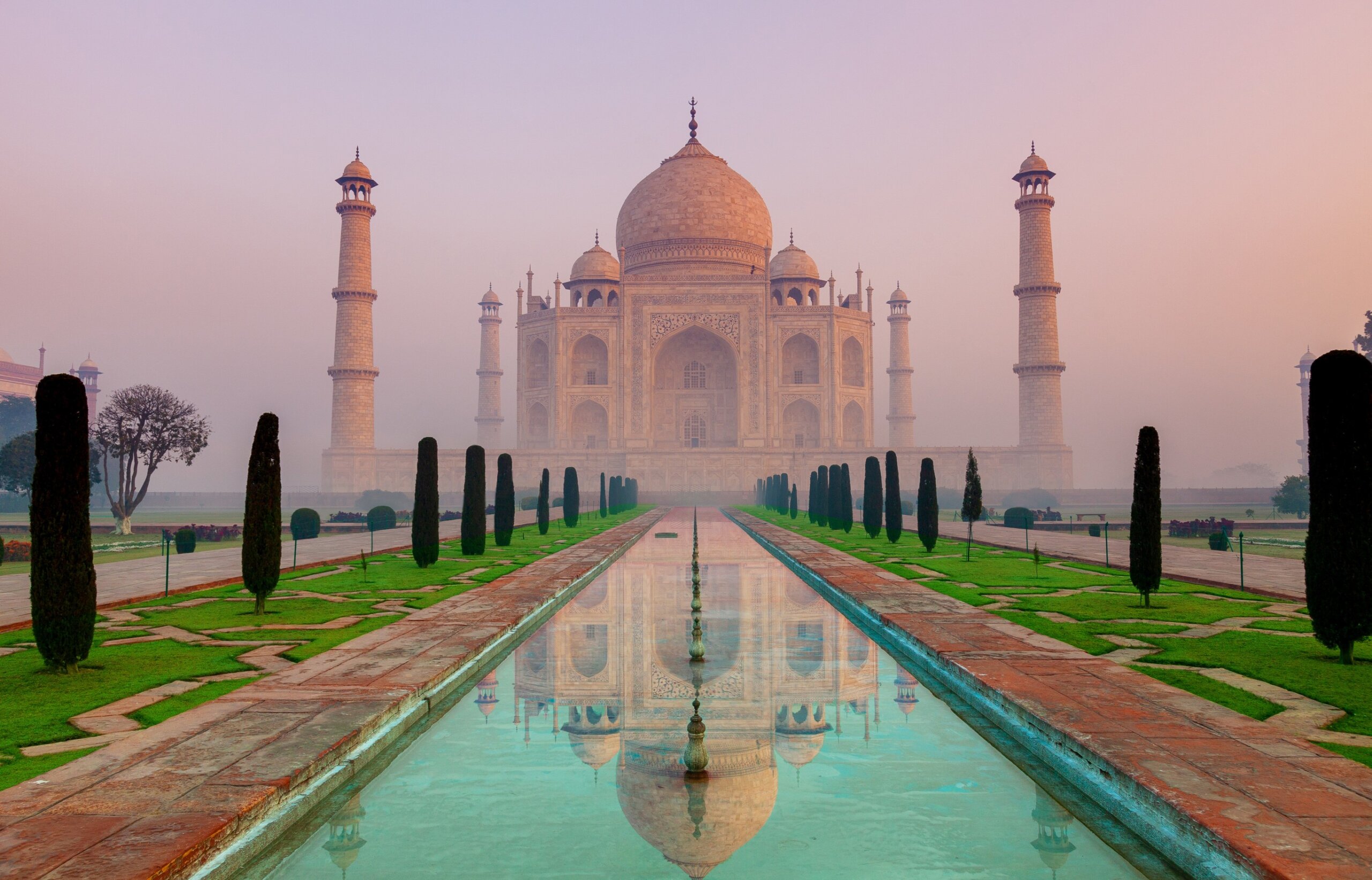 Sunrise over Taj Mahal, India
