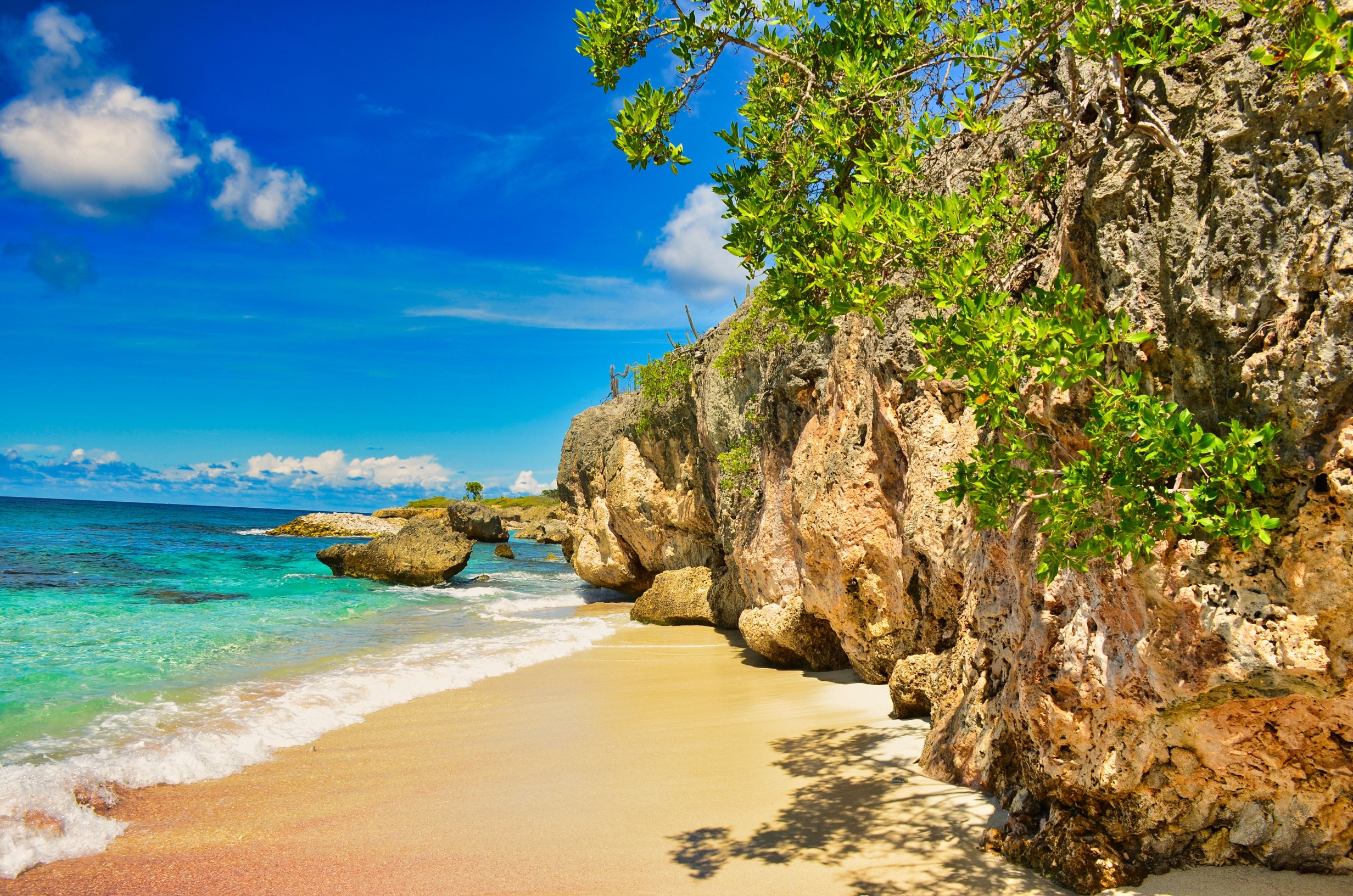 beautiful beach on the Caribbean island of Bonaire
