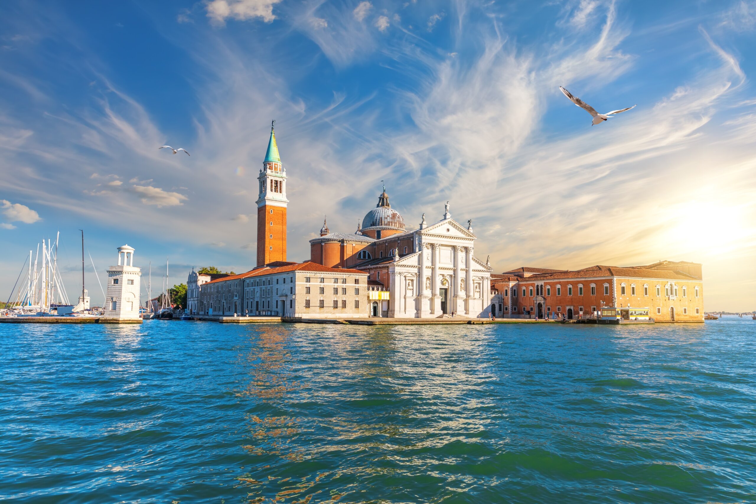 San Giorgio Maggiore island in the lagoon of Venice, Italy
