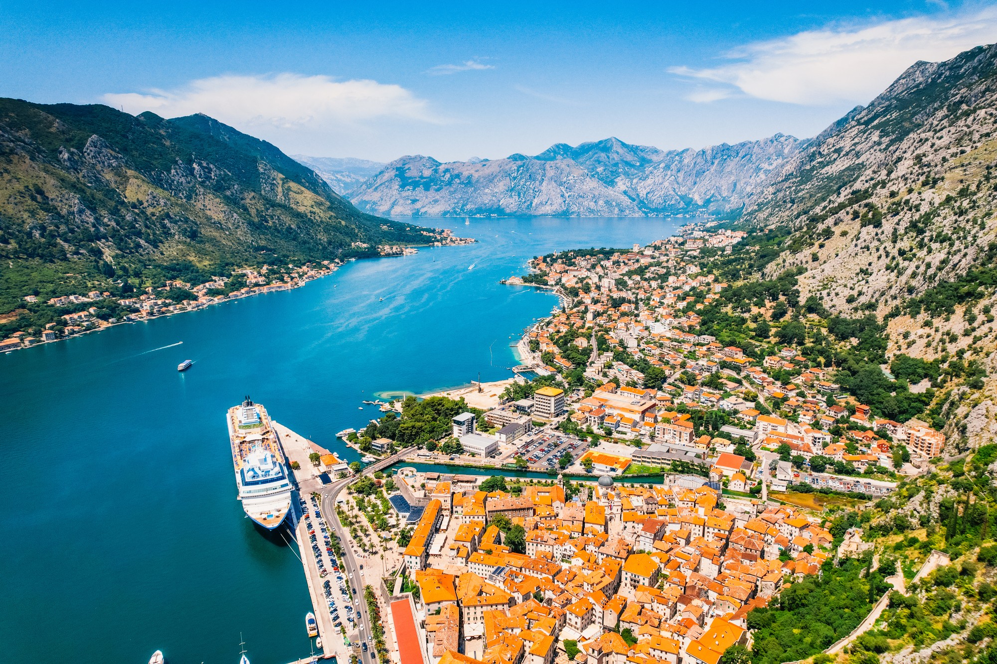 hurricane-free travel spots: Kotor, Montenegro. Bay of Kotor bay is one of the most beautiful places on Adriatic Sea, it boasts the preserved Venetian fortress, old tiny villages, medieval towns