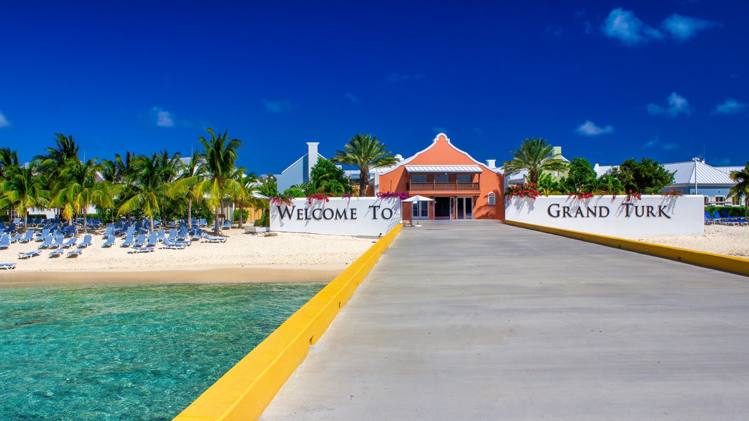 Grand Turk entrance pier, Turks and Caicos
