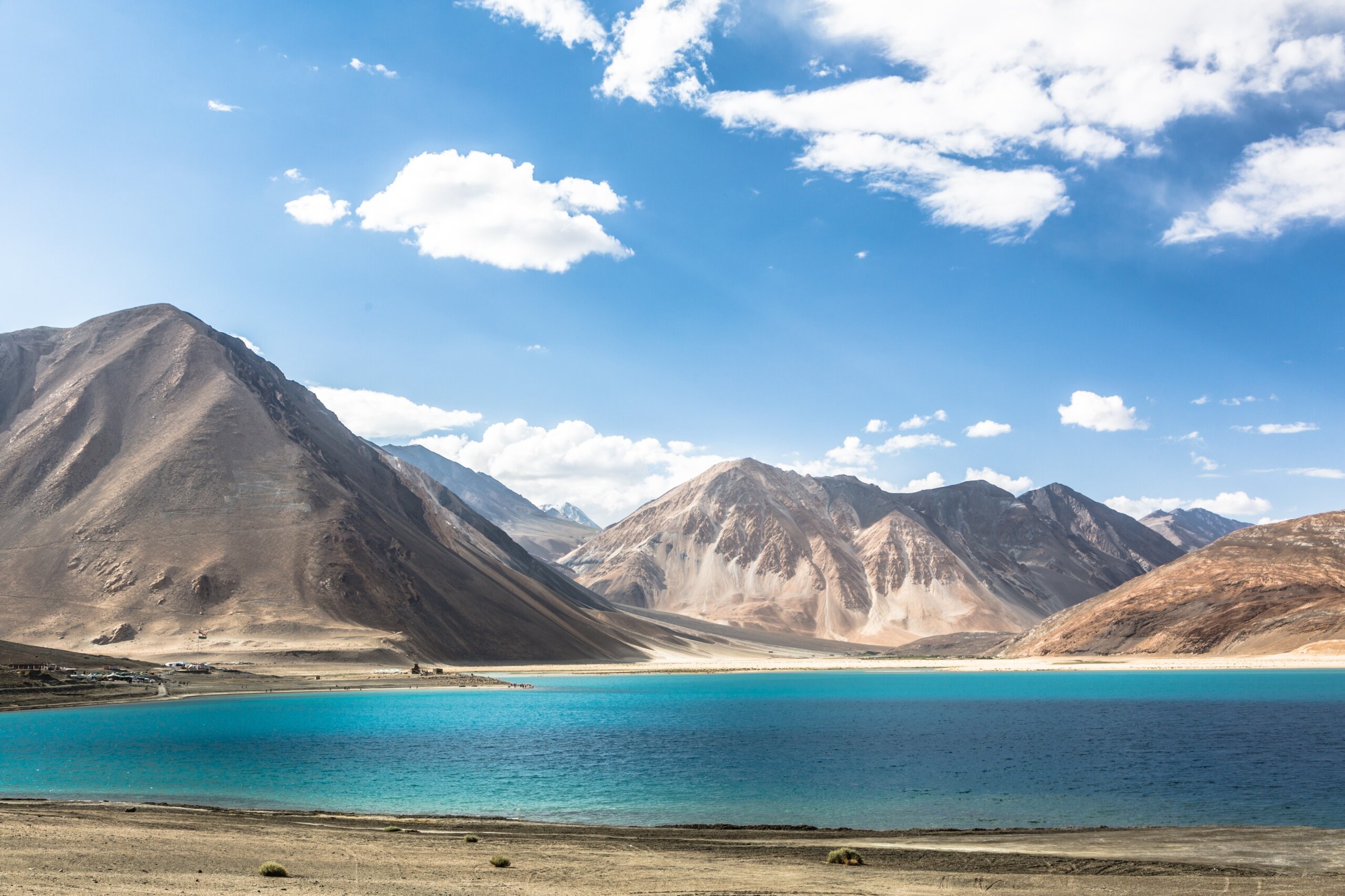 Stunning Pangong lake in Ladakh
