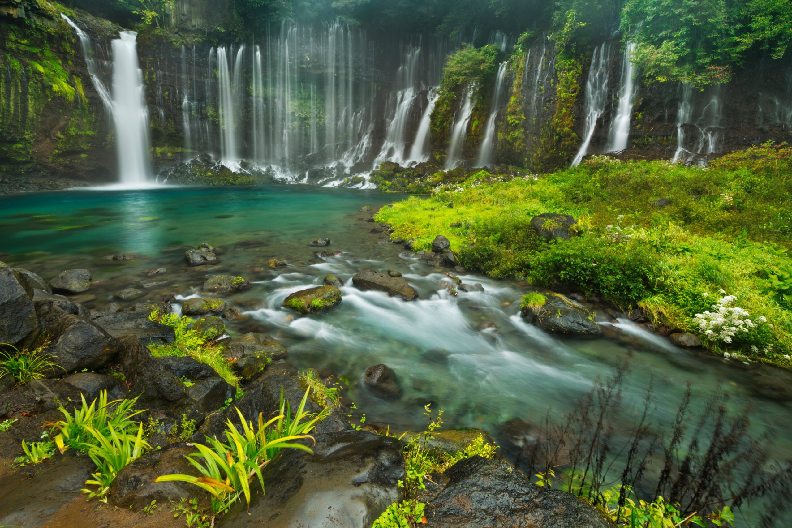 Shiraito Falls near Mount Fuji, Japan
