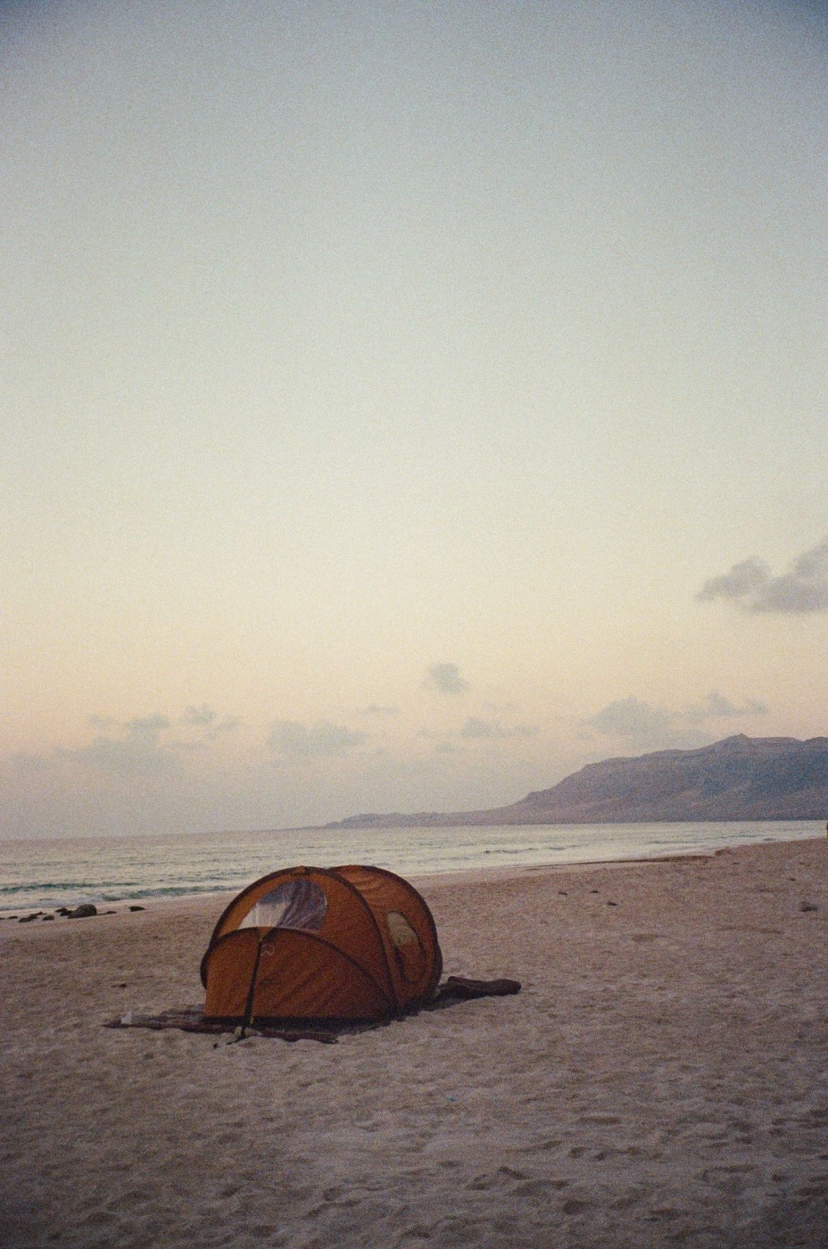One of the many beautiful and peaceful campsites on Socotra Island. 