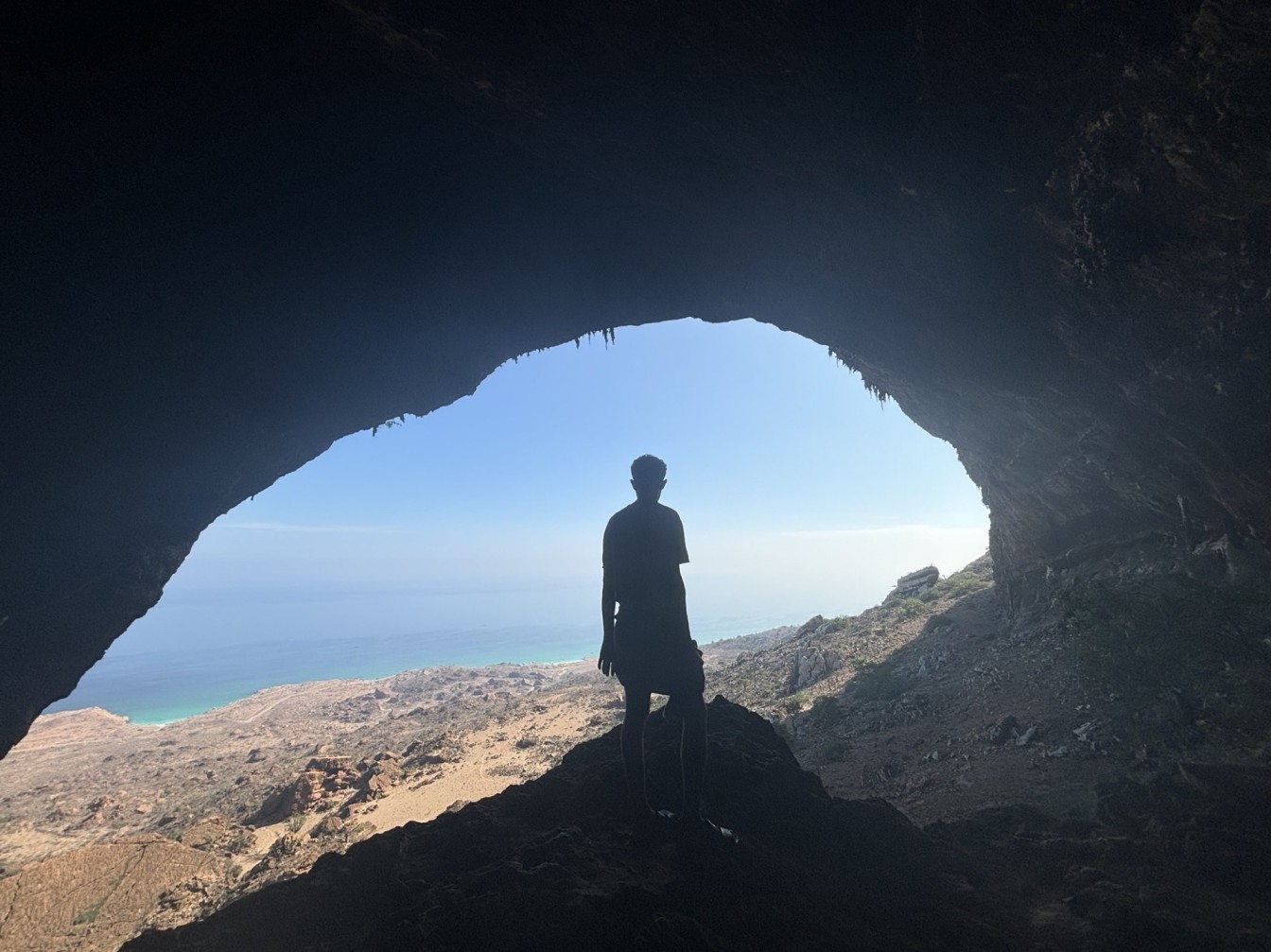things travelers get bored of- Cave on Socotra Island, Yemen.