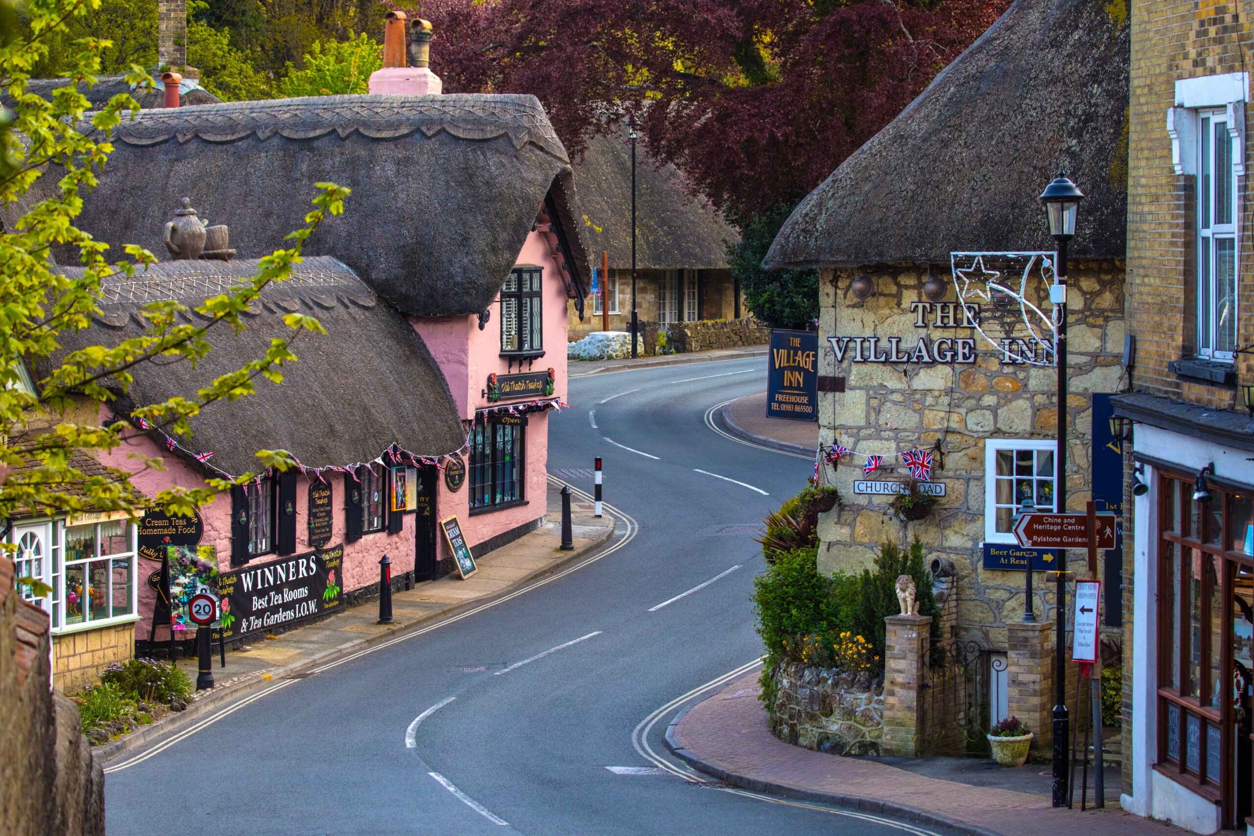 Shanklin Old Village on the Isle of Wight, UK
