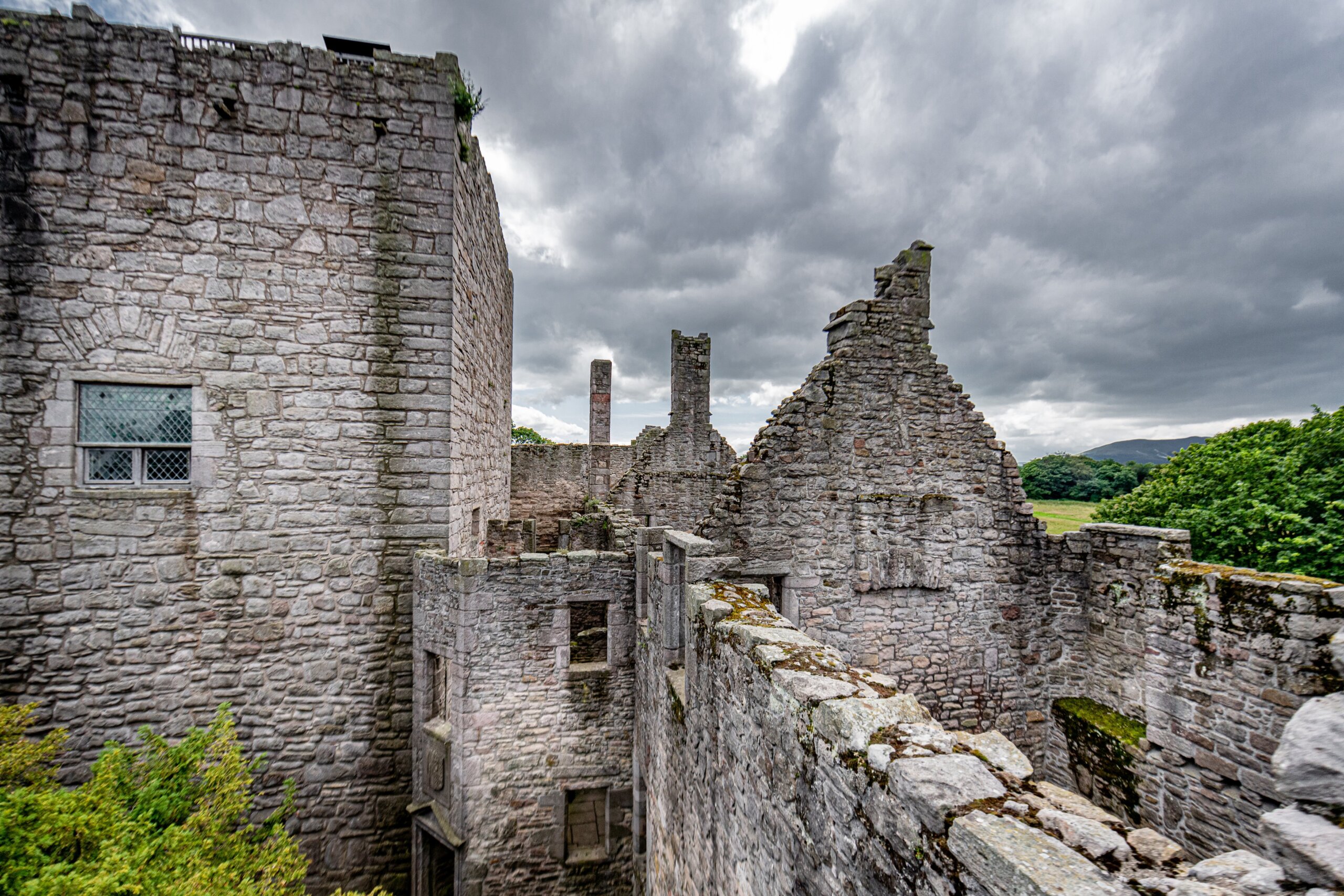 Craigmillar Castle, medieval castle, Edinburgh, Scotland
