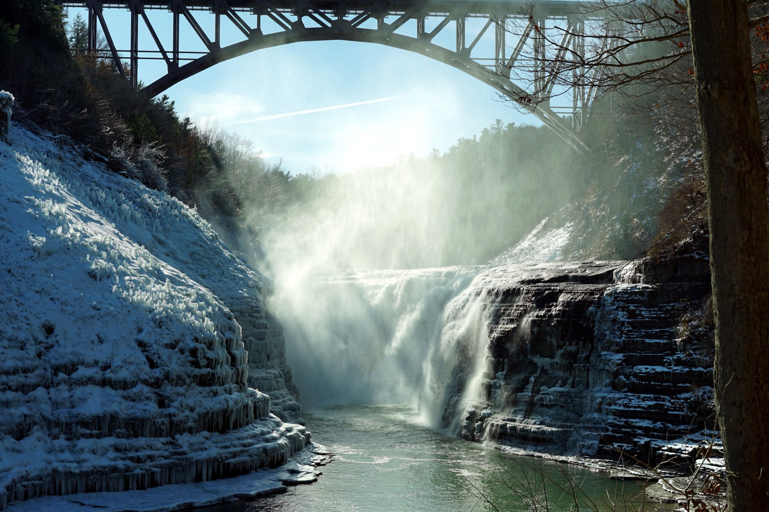 General view of Letchworth State Park.
