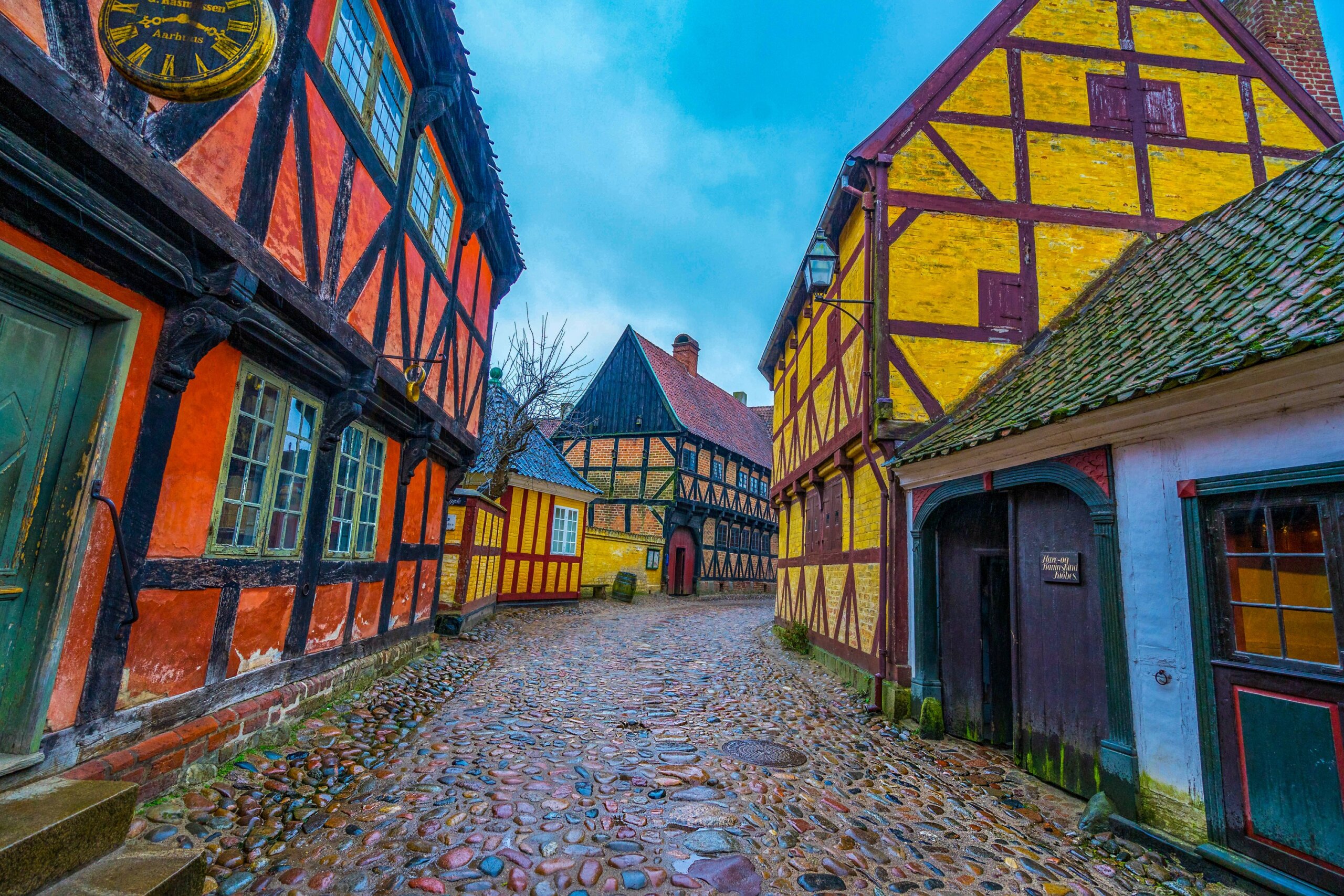Old town of Aarhus, Denmark
