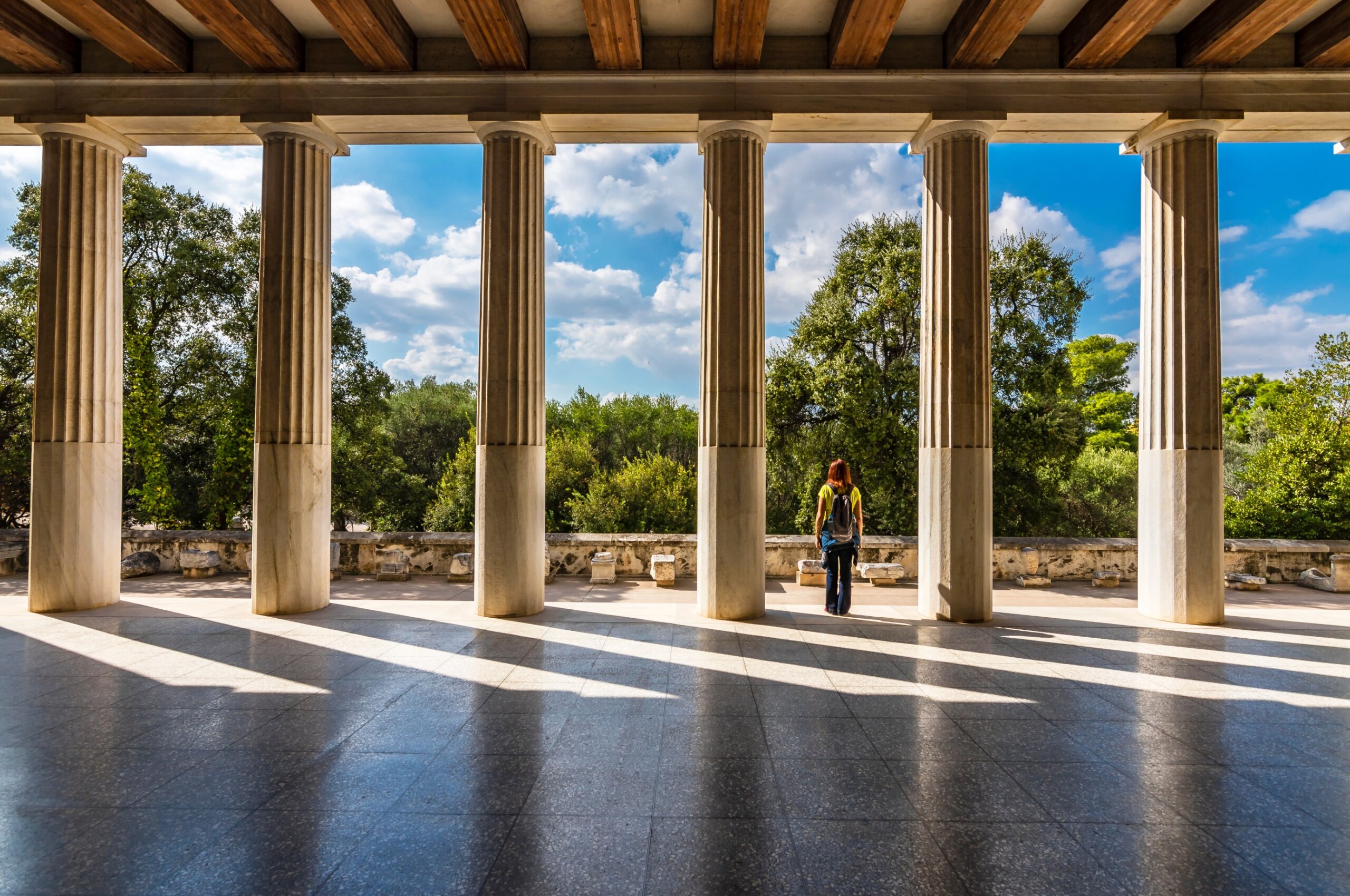 Ancient Agora of Athens in Greece
