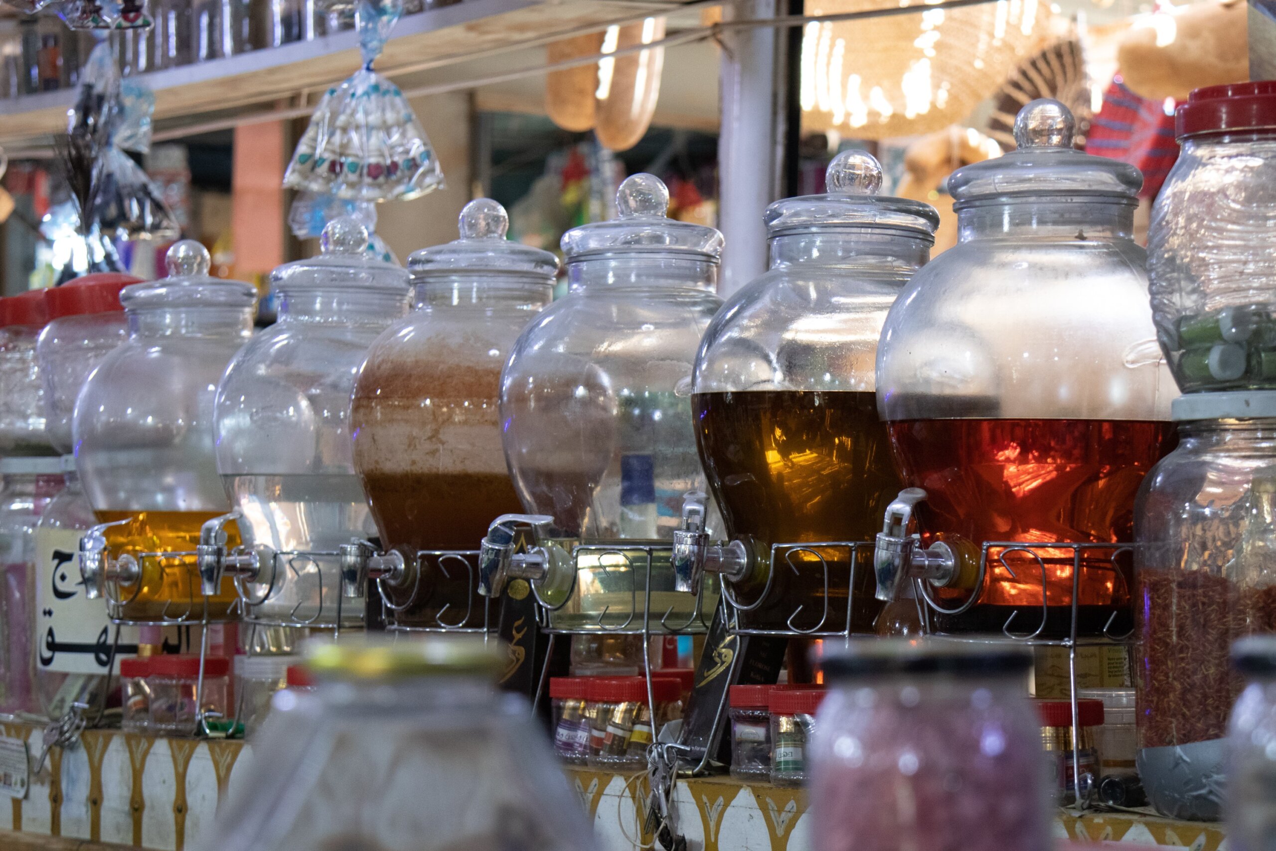 Berber pharmacy in a Moroccan souk
